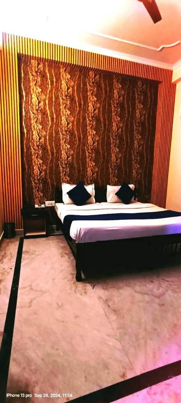 Bed in Hotel Green Valley Ranthambhore