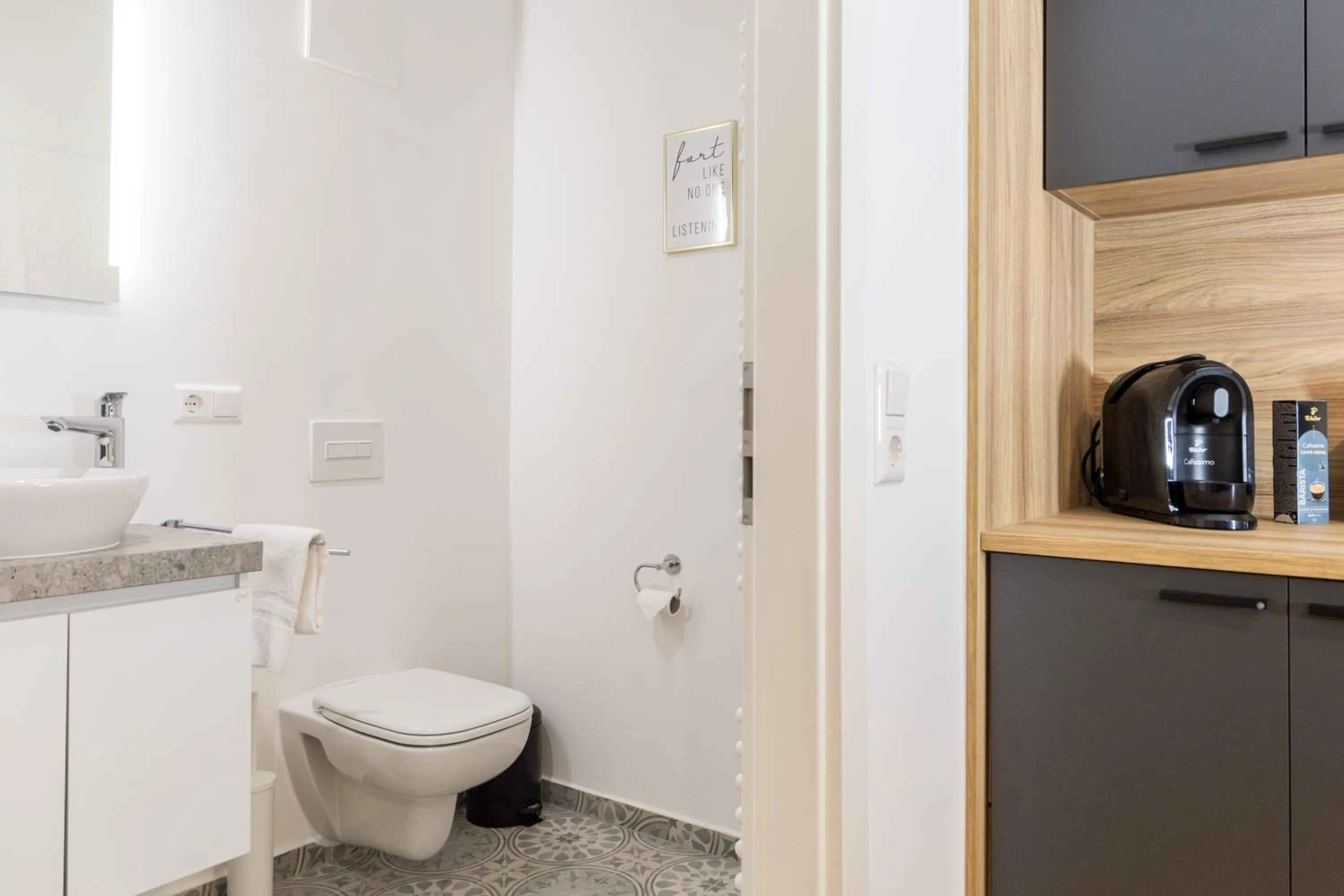 Toilet in living TIMELESS - Adler Apartments Sasbachwalden