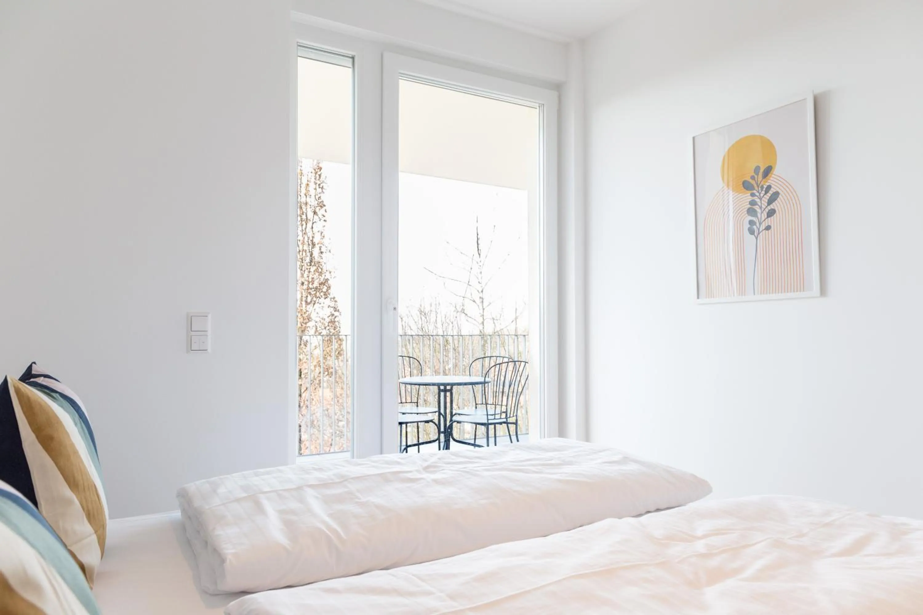 Bed in living TIMELESS - Adler Apartments Sasbachwalden