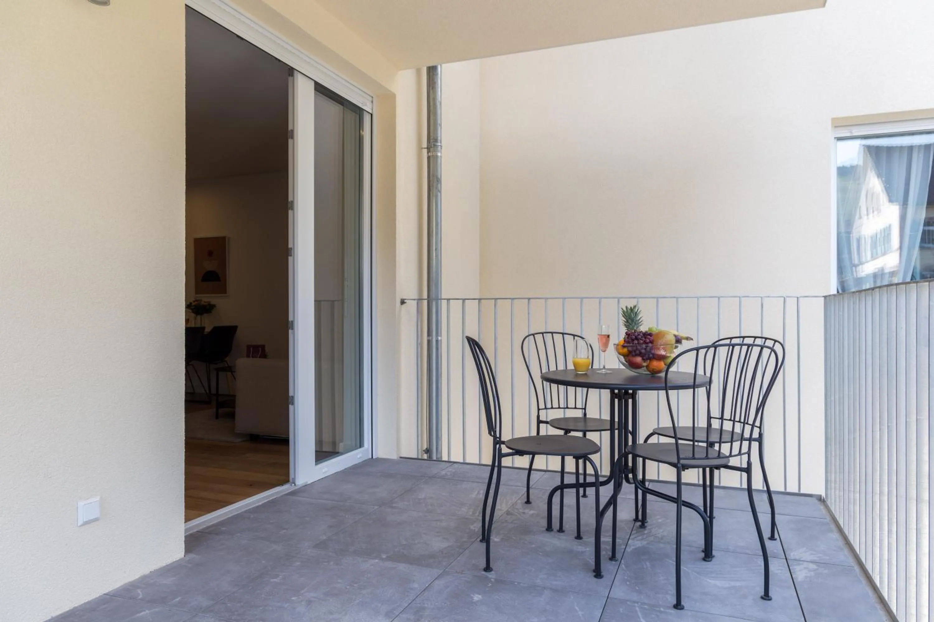 Balcony/Terrace in living TIMELESS - Adler Apartments Sasbachwalden