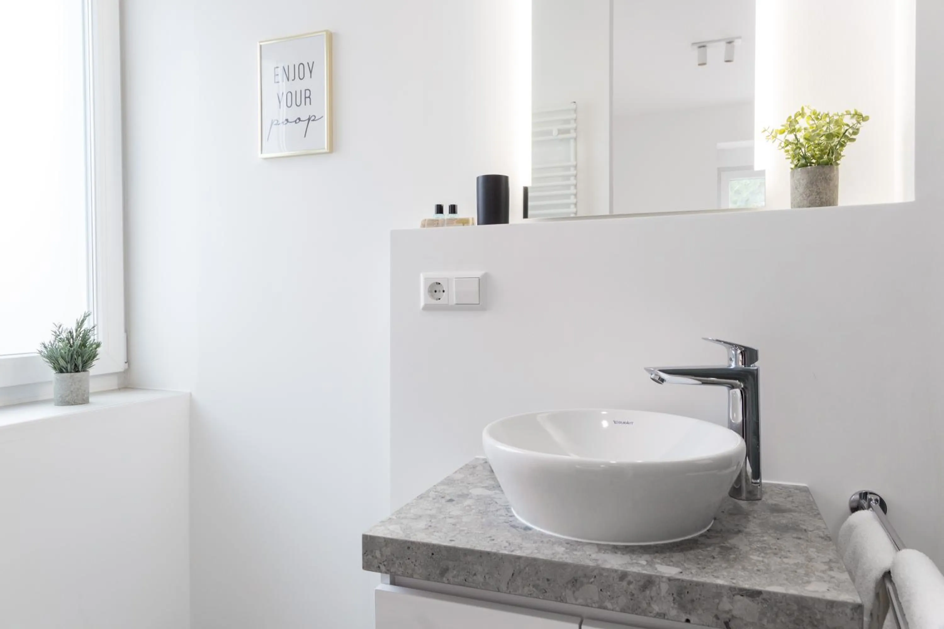 Bathroom in living TIMELESS - Adler Apartments Sasbachwalden