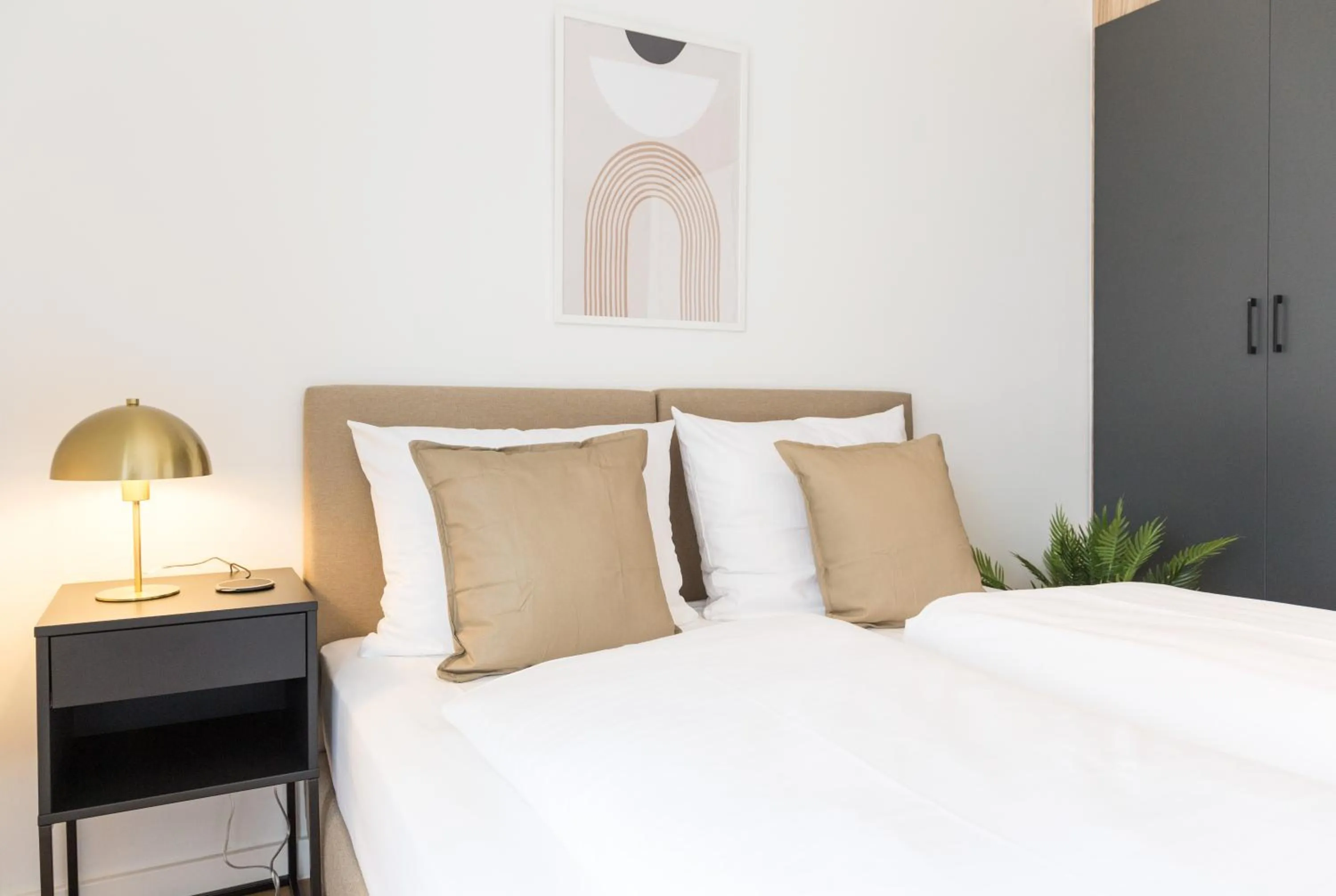 Bed in living TIMELESS - Adler Apartments Sasbachwalden