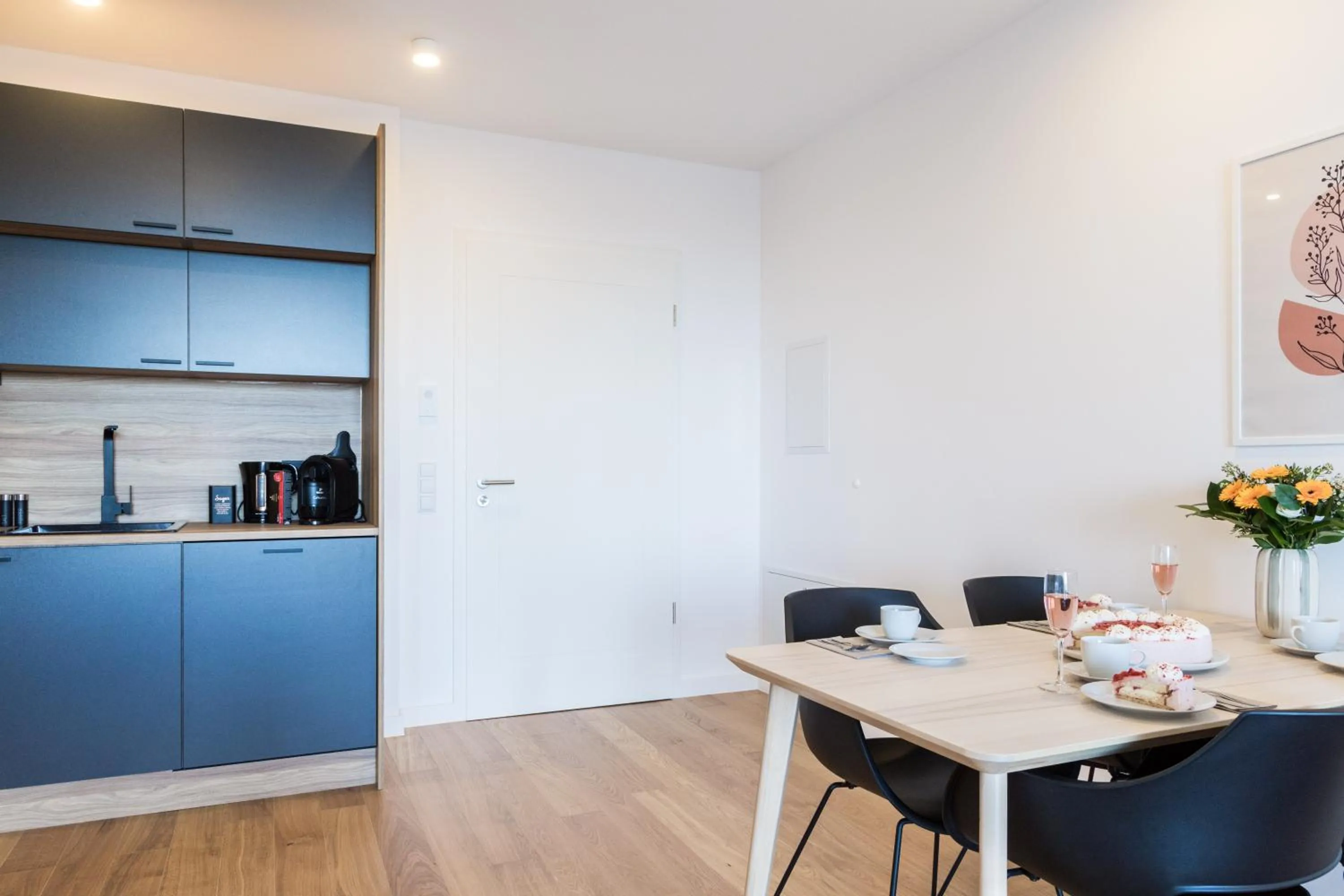 Coffee/tea facilities in living TIMELESS - Adler Apartments Sasbachwalden