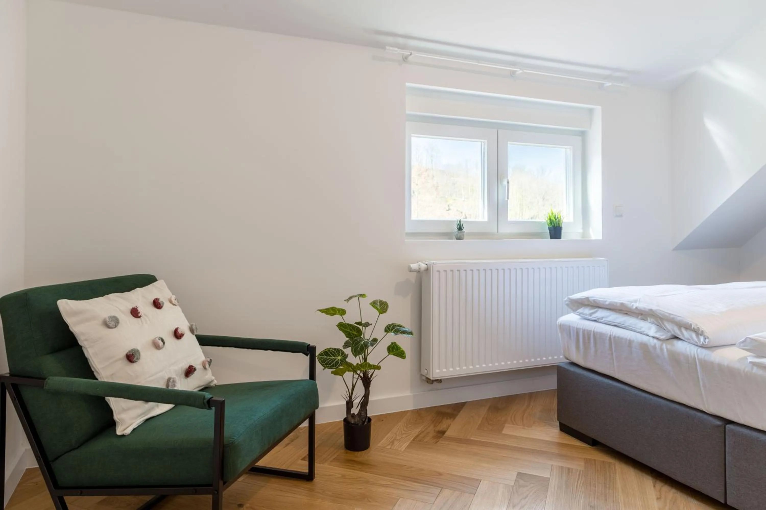 Bed in living TIMELESS - Adler Apartments Sasbachwalden