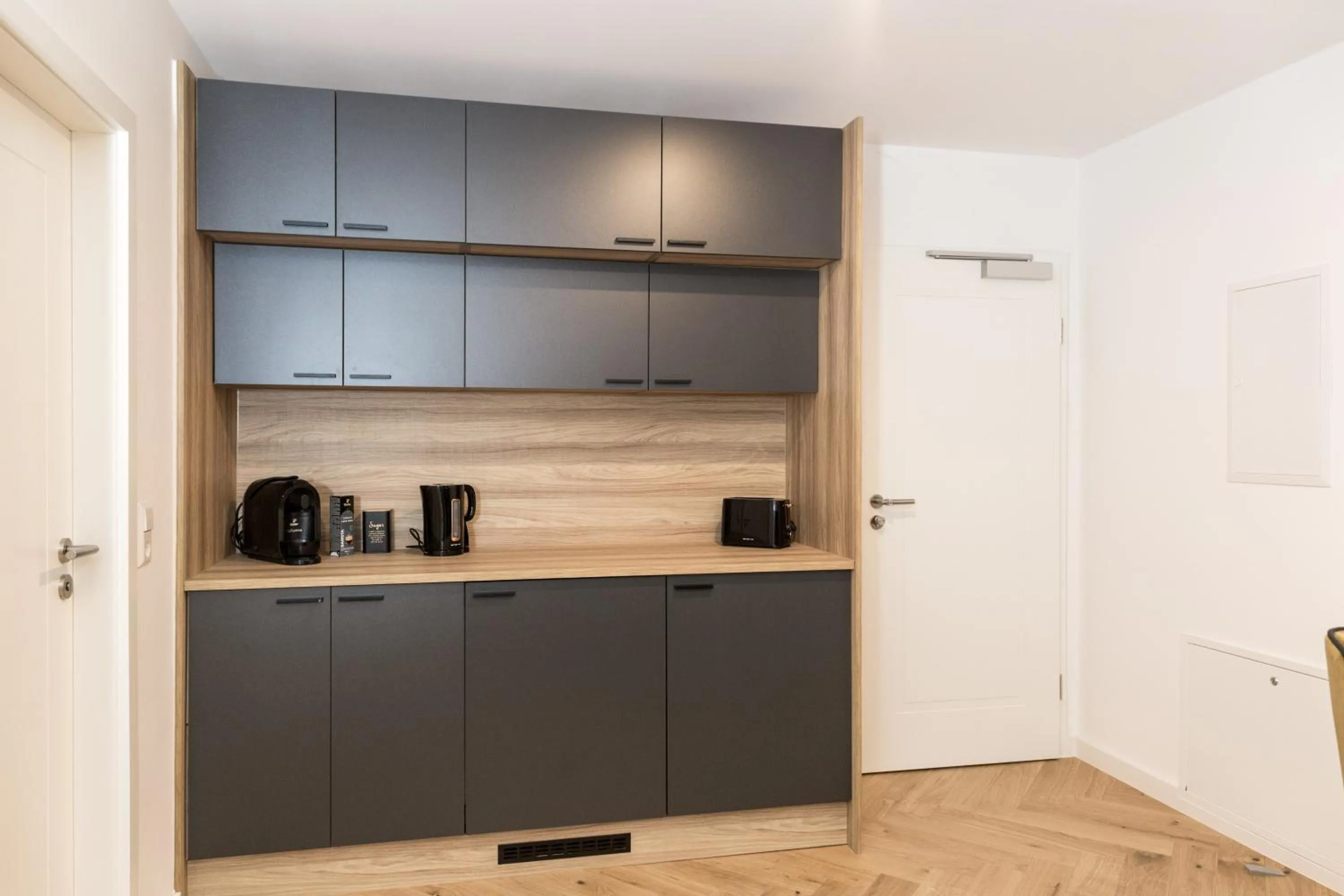 Coffee/tea facilities in living TIMELESS - Adler Apartments Sasbachwalden