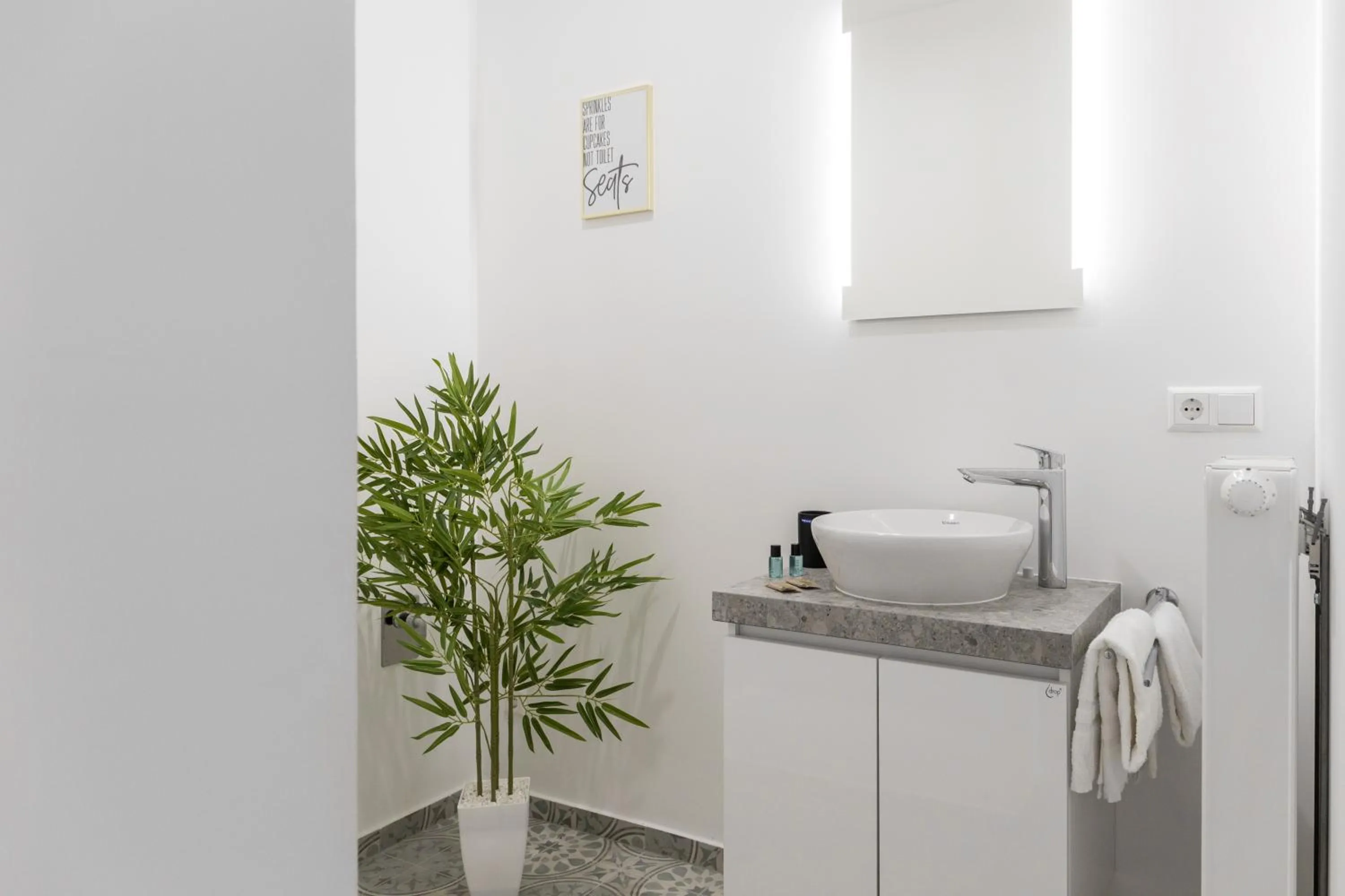 Bathroom in living TIMELESS - Adler Apartments Sasbachwalden