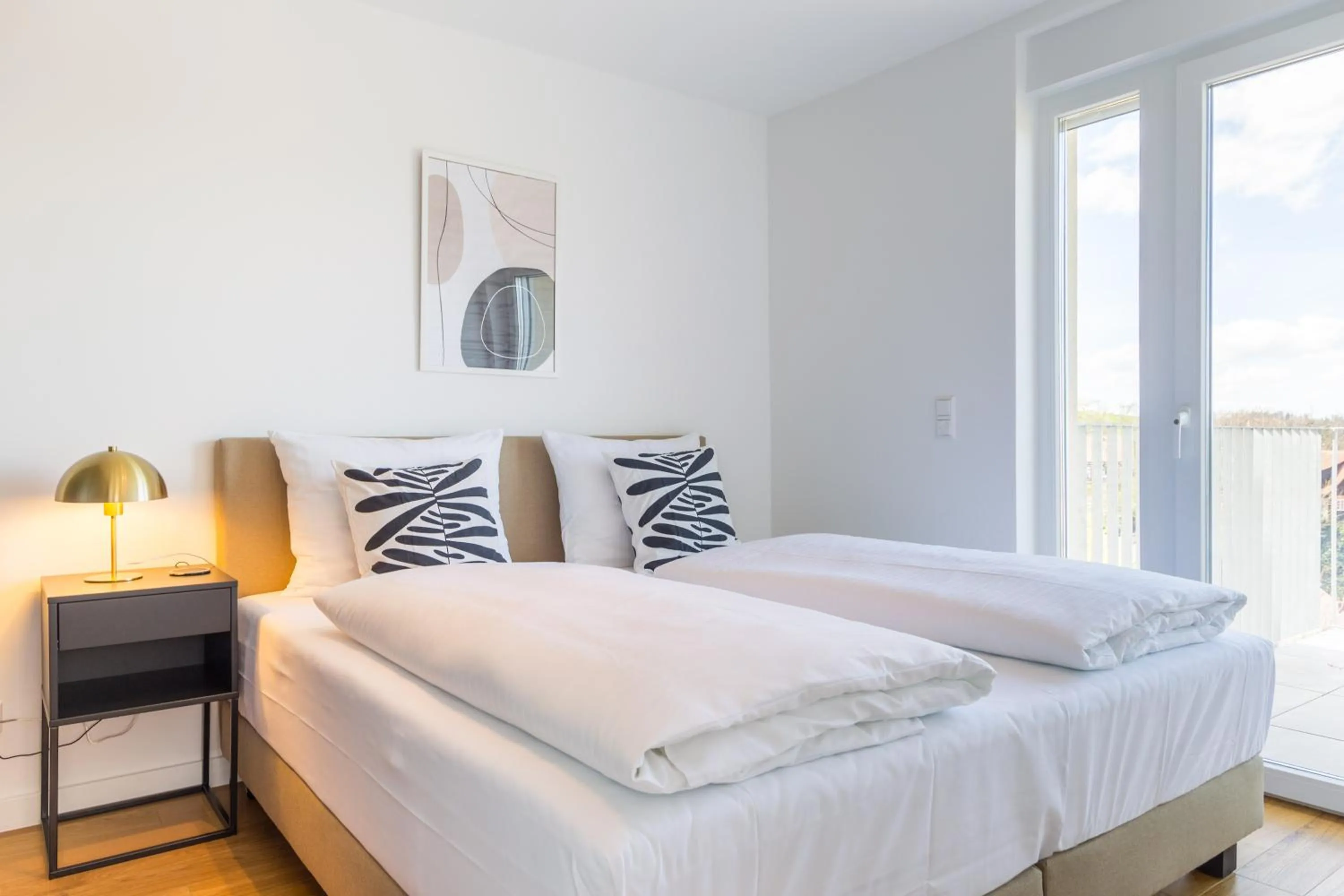 Bed in living TIMELESS - Adler Apartments Sasbachwalden