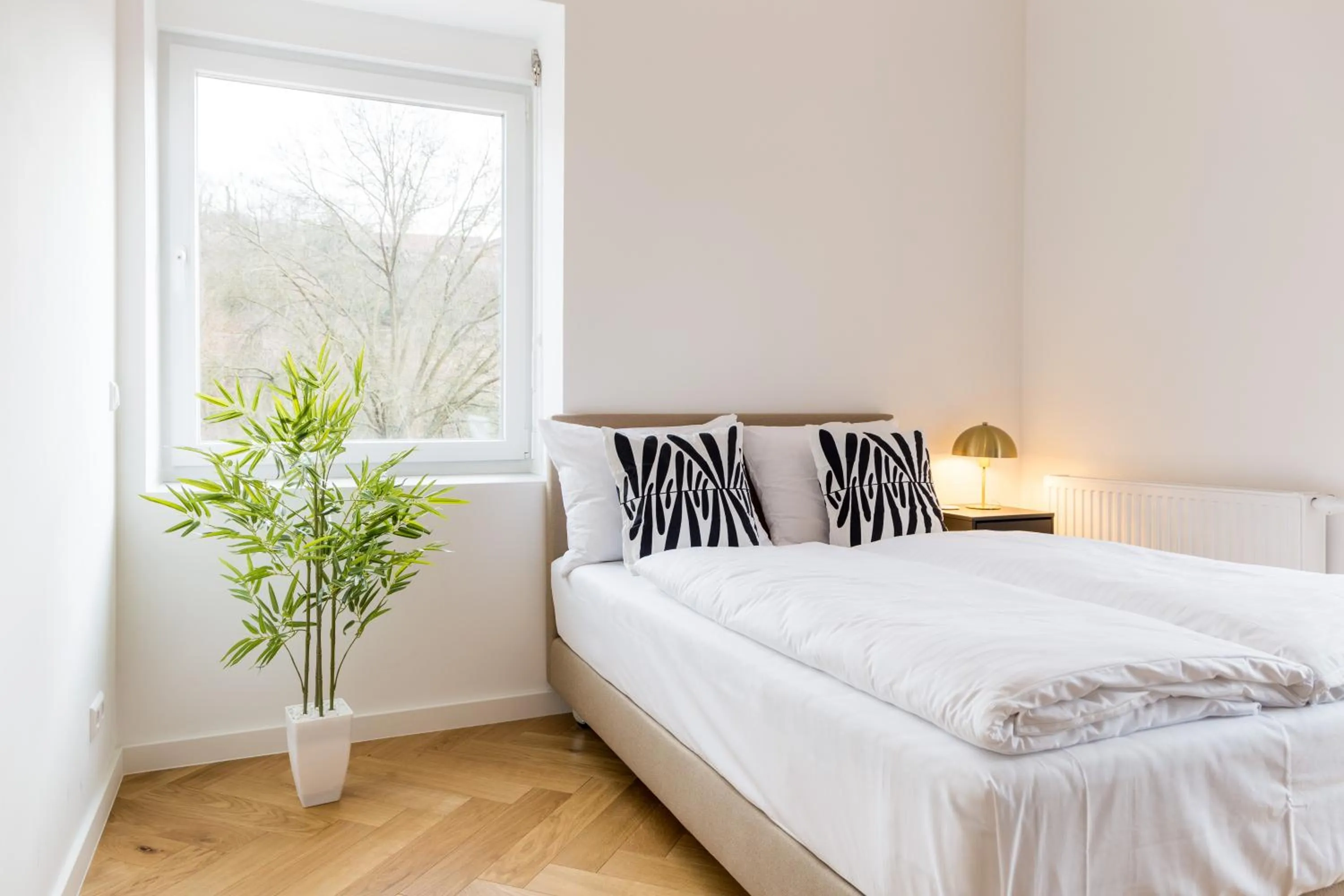 Bed in living TIMELESS - Adler Apartments Sasbachwalden