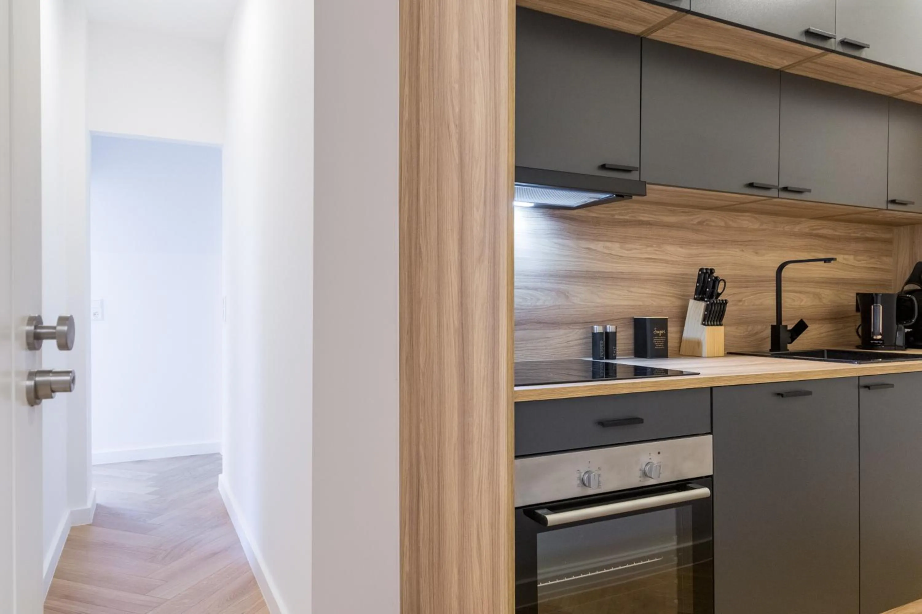 Coffee/tea facilities in living TIMELESS - Adler Apartments Sasbachwalden