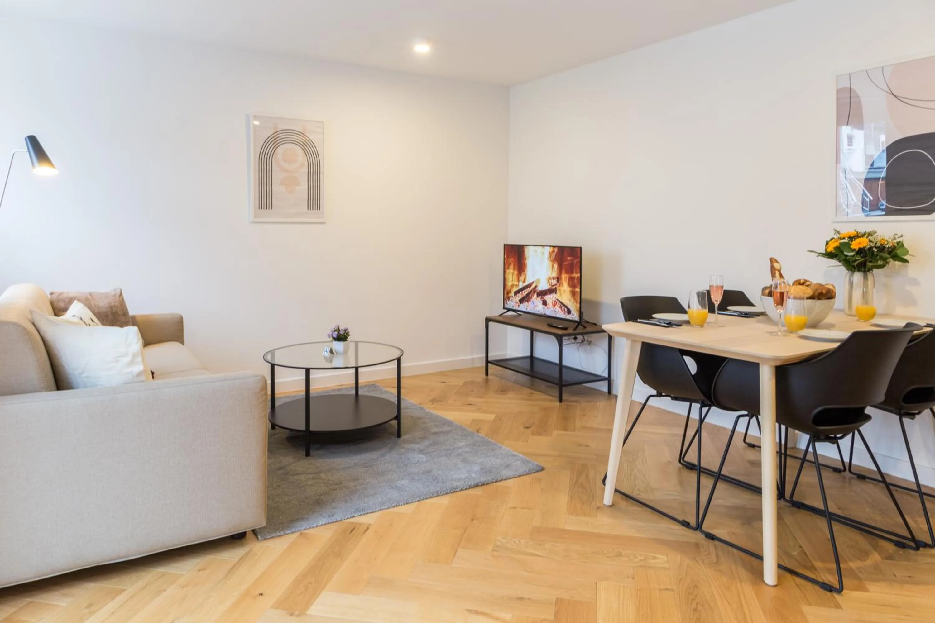 TV and multimedia in living TIMELESS - Adler Apartments Sasbachwalden