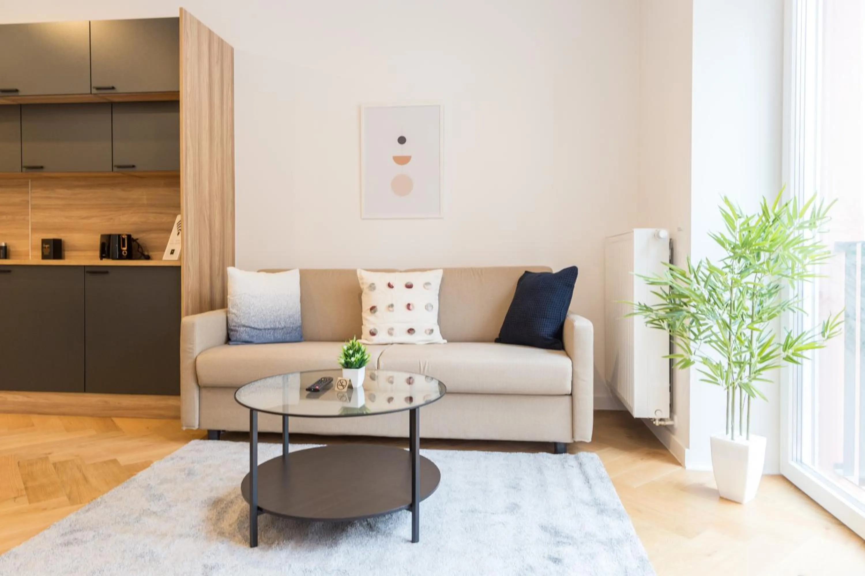 Kitchen or kitchenette in living TIMELESS - Adler Apartments Sasbachwalden