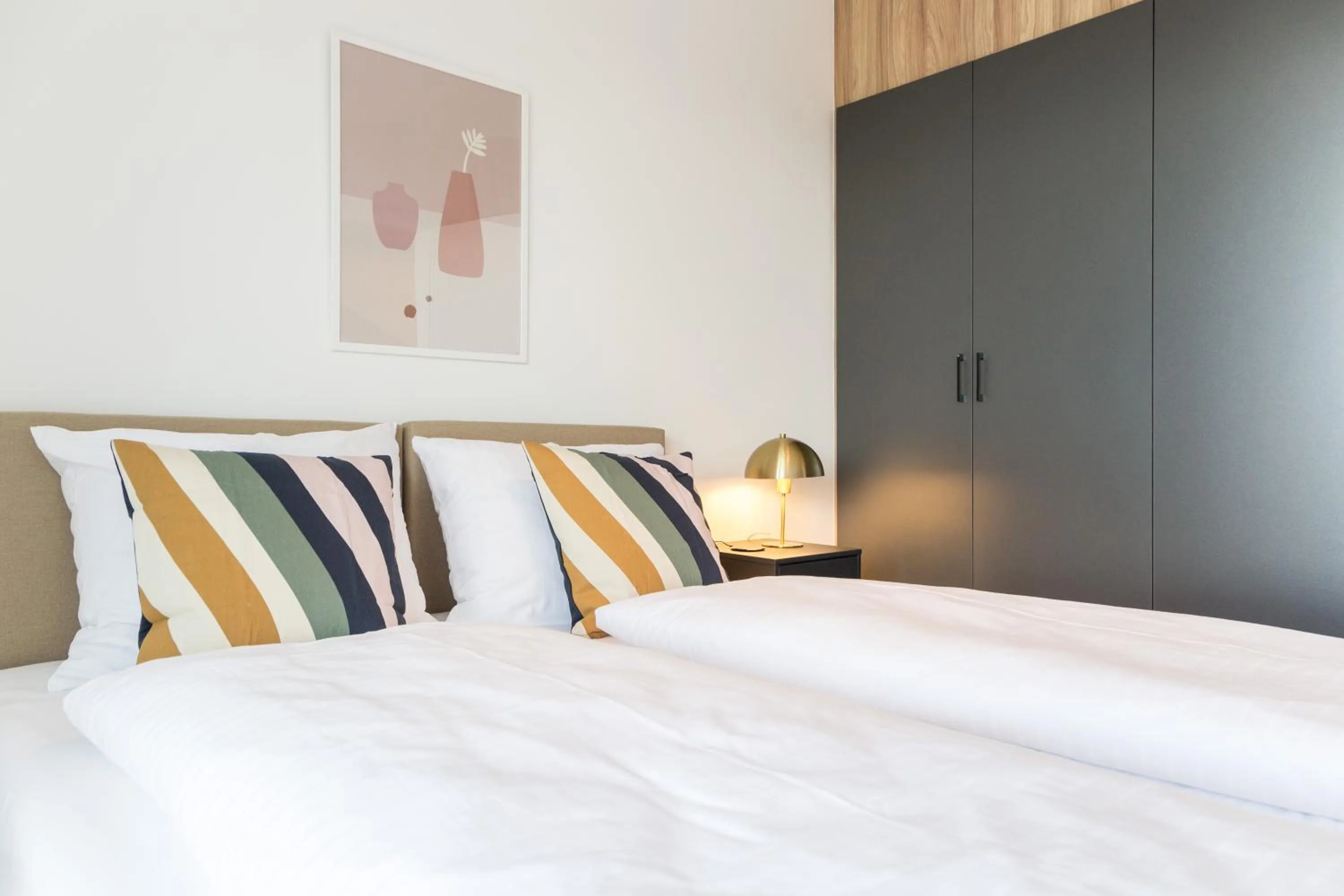 Bed in living TIMELESS - Adler Apartments Sasbachwalden