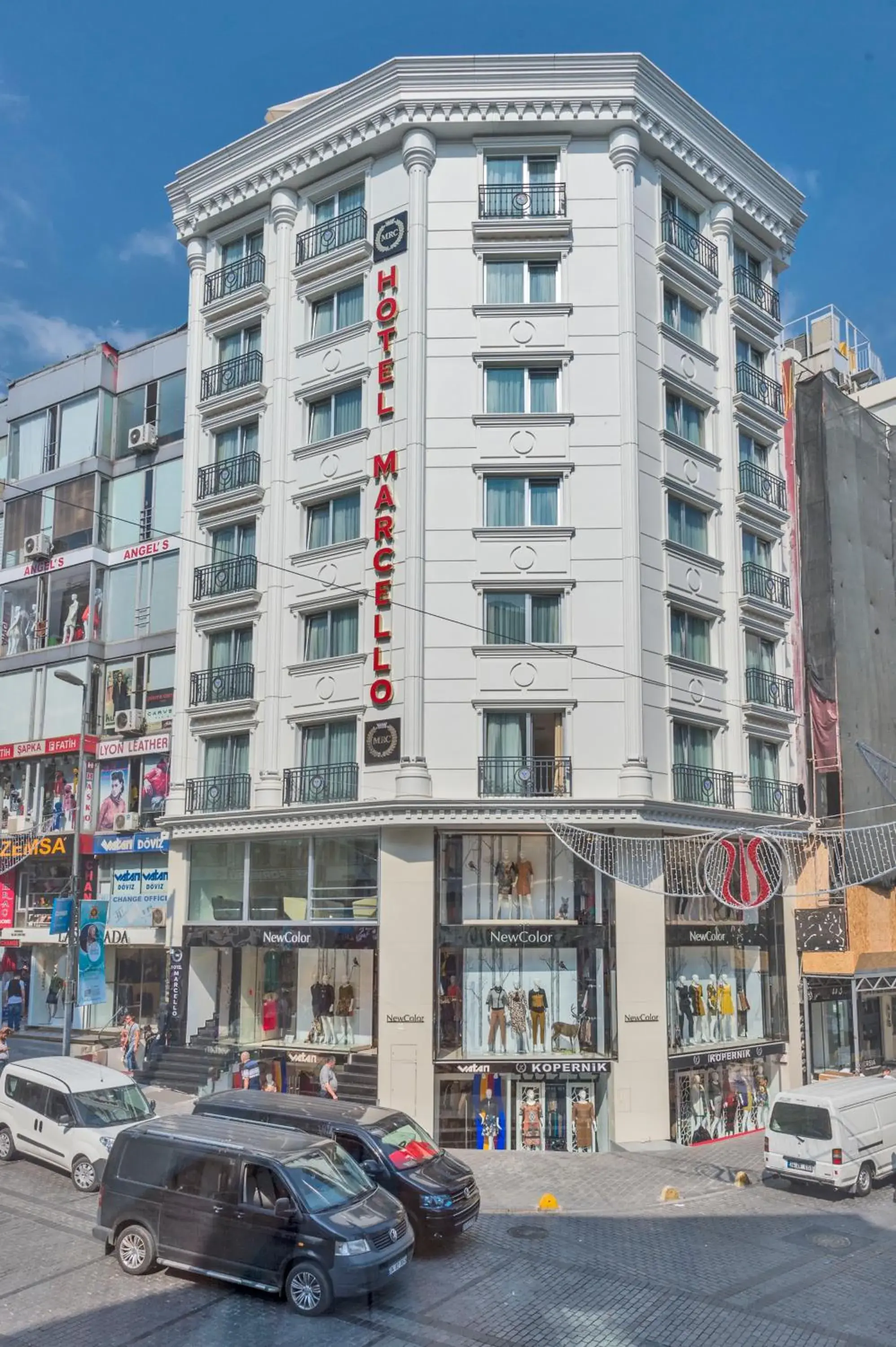 Facade/entrance in Marcello Hotel Facade/entrance in Marcello Hotel