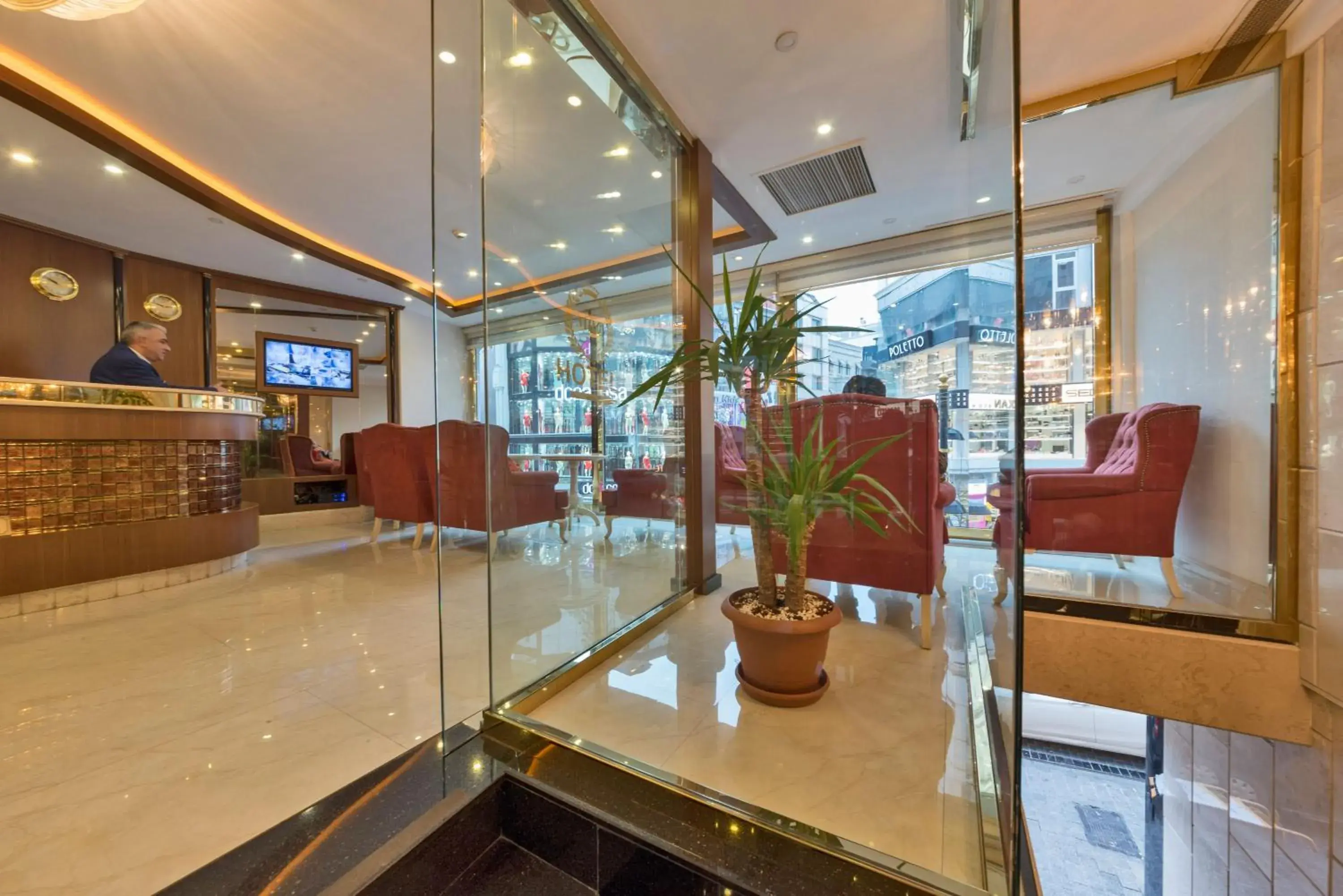 Lobby or reception in Marcello Hotel Lobby or reception in Marcello Hotel