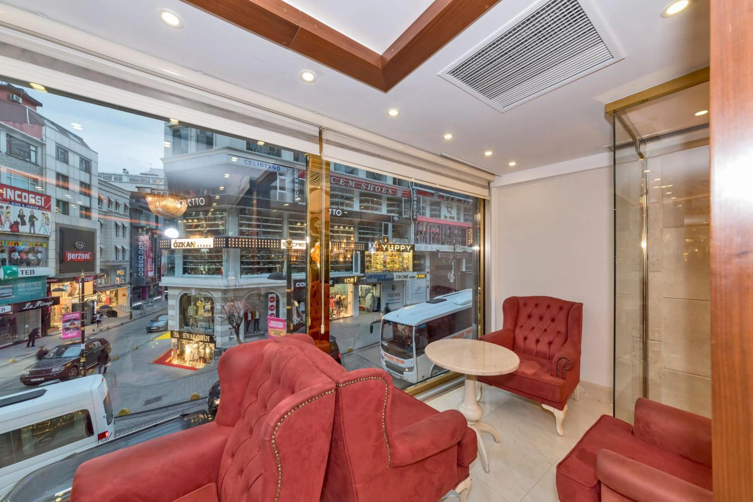 Lobby or reception in Marcello Hotel