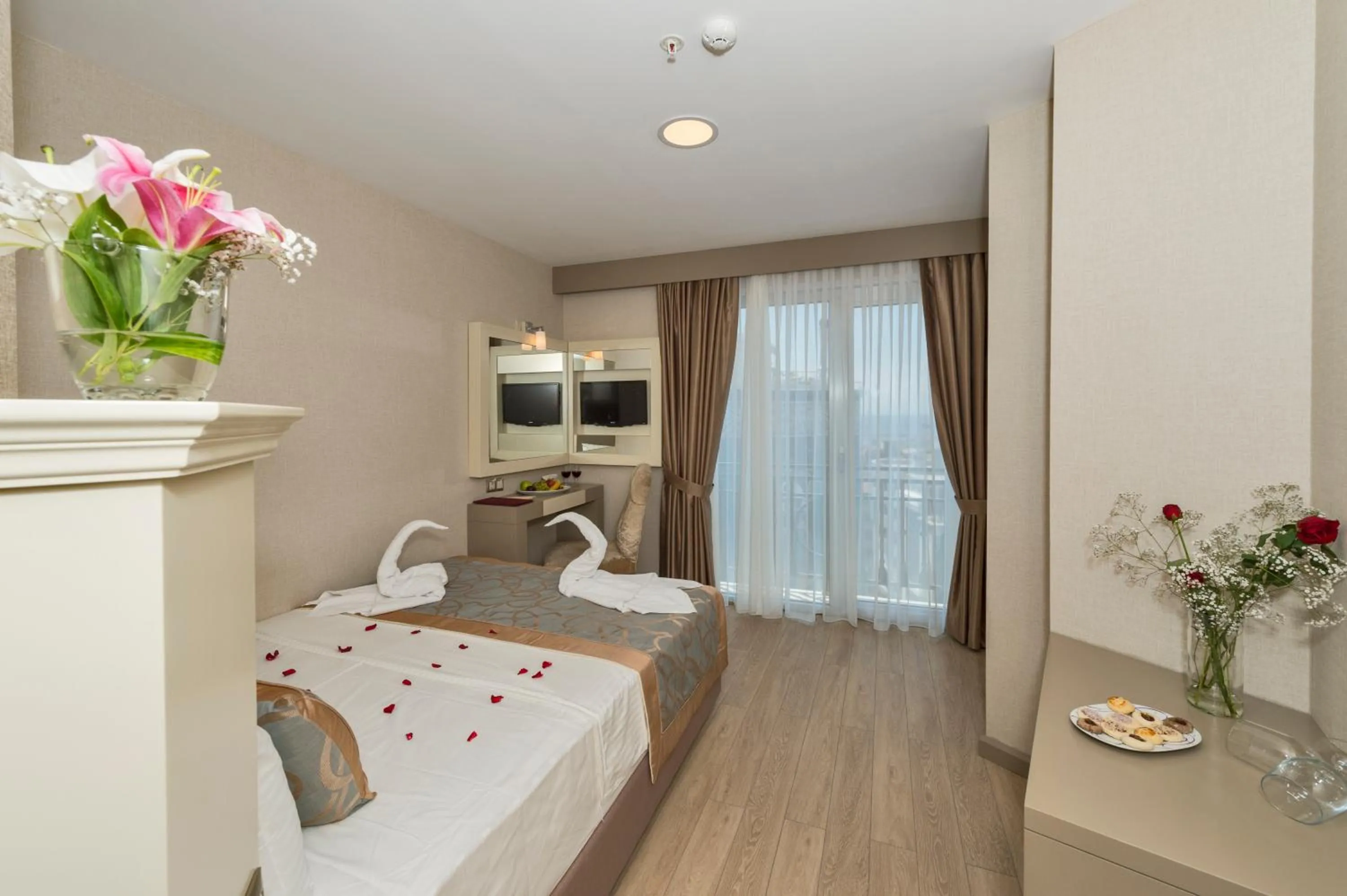 Bed in Marcello Hotel