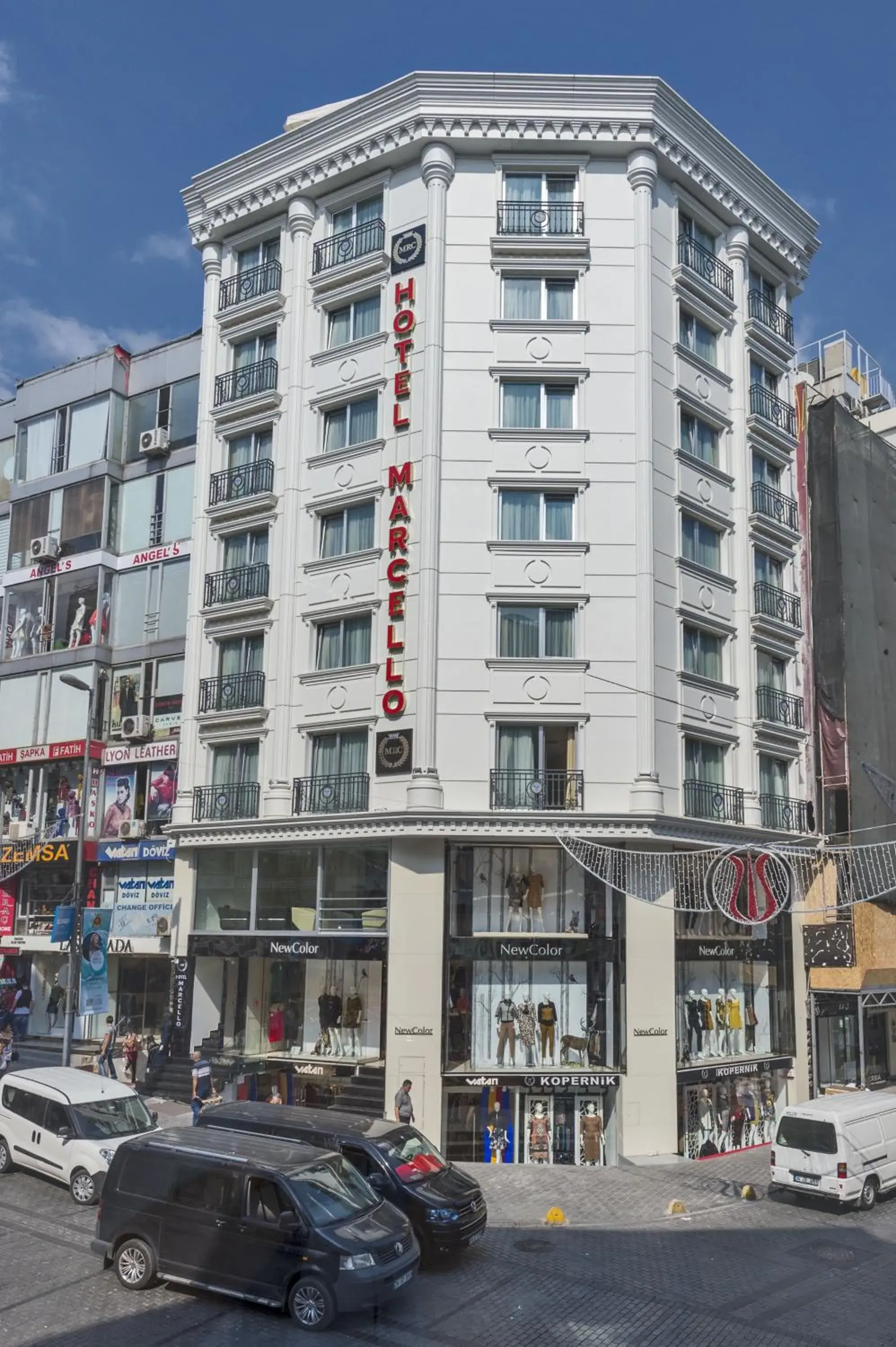 Facade/entrance in Marcello Hotel Facade/entrance in Marcello Hotel