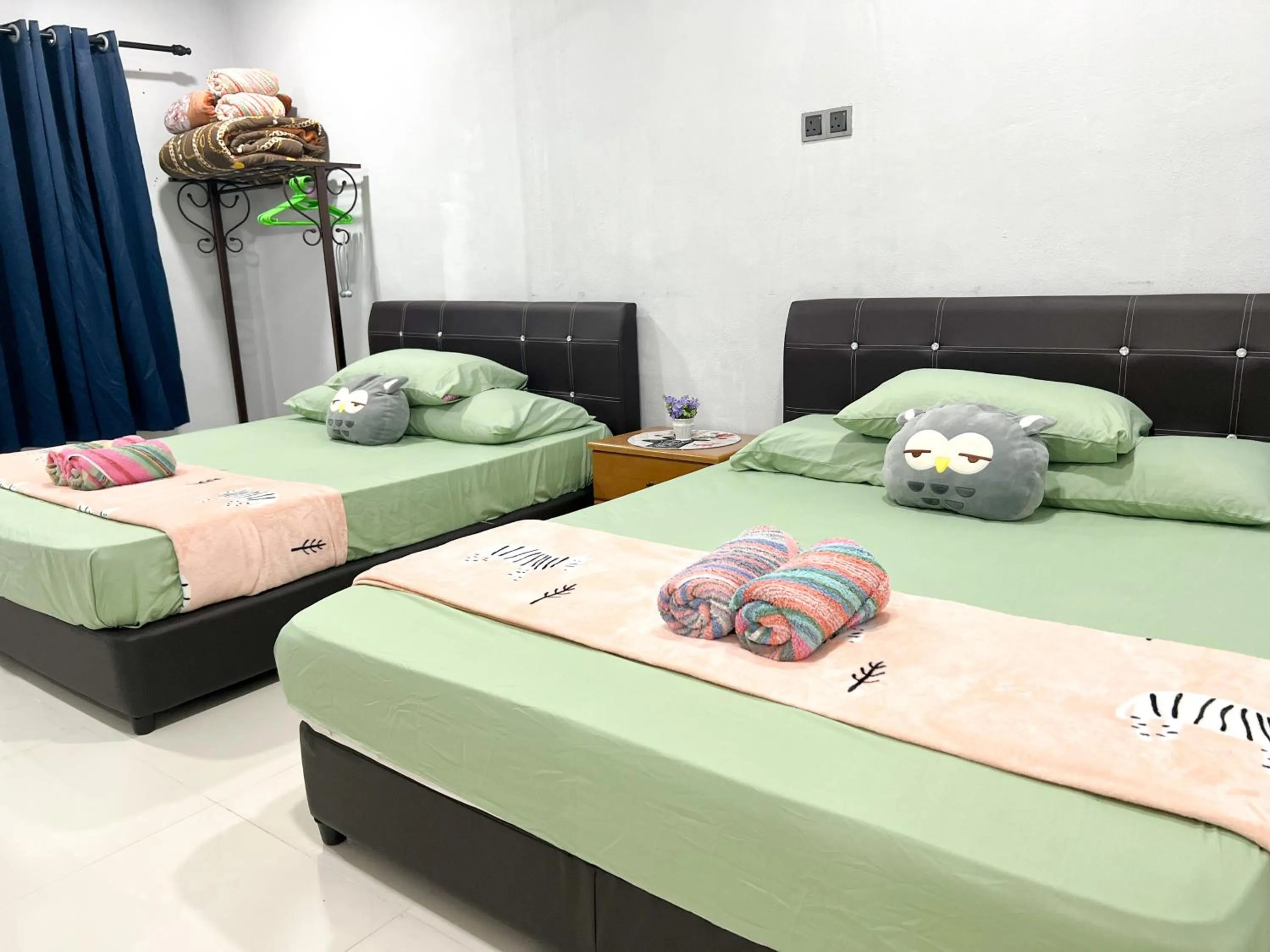 Bed in Sehijau Homestay Taman Ira