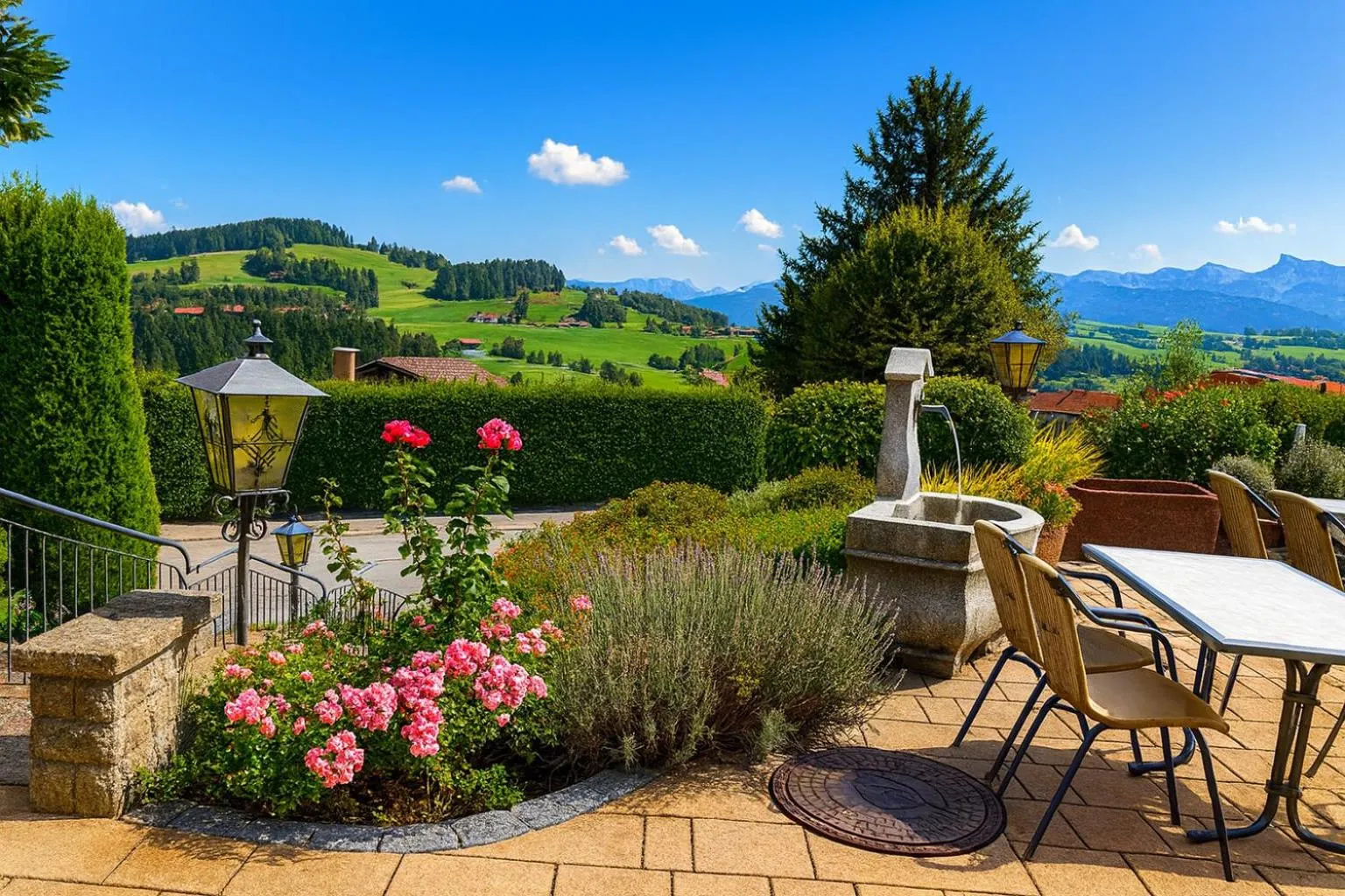 Garden in Hotel JMS Holiday Allgäu