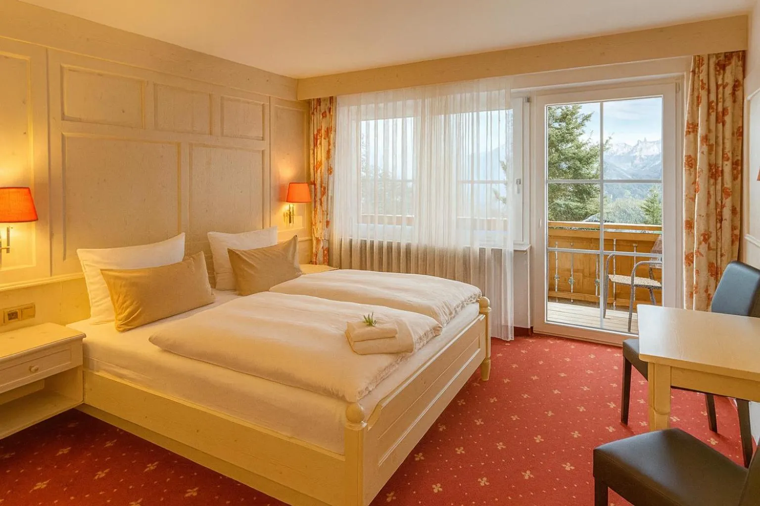 Photo of the whole room, Bed in Hotel JMS Holiday Allgäu