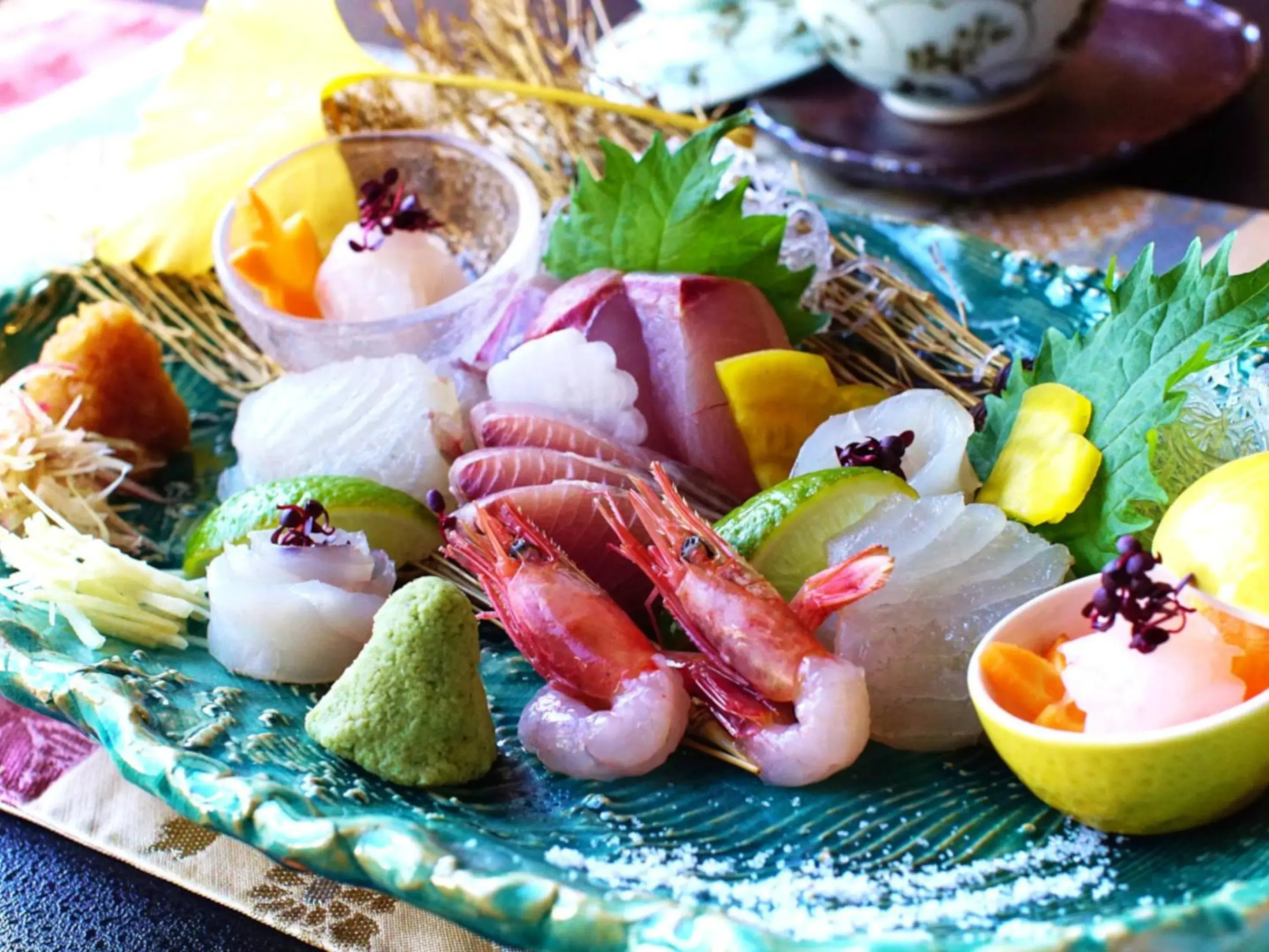 Food close-up in Sanrakuen Food close-up in Sanrakuen