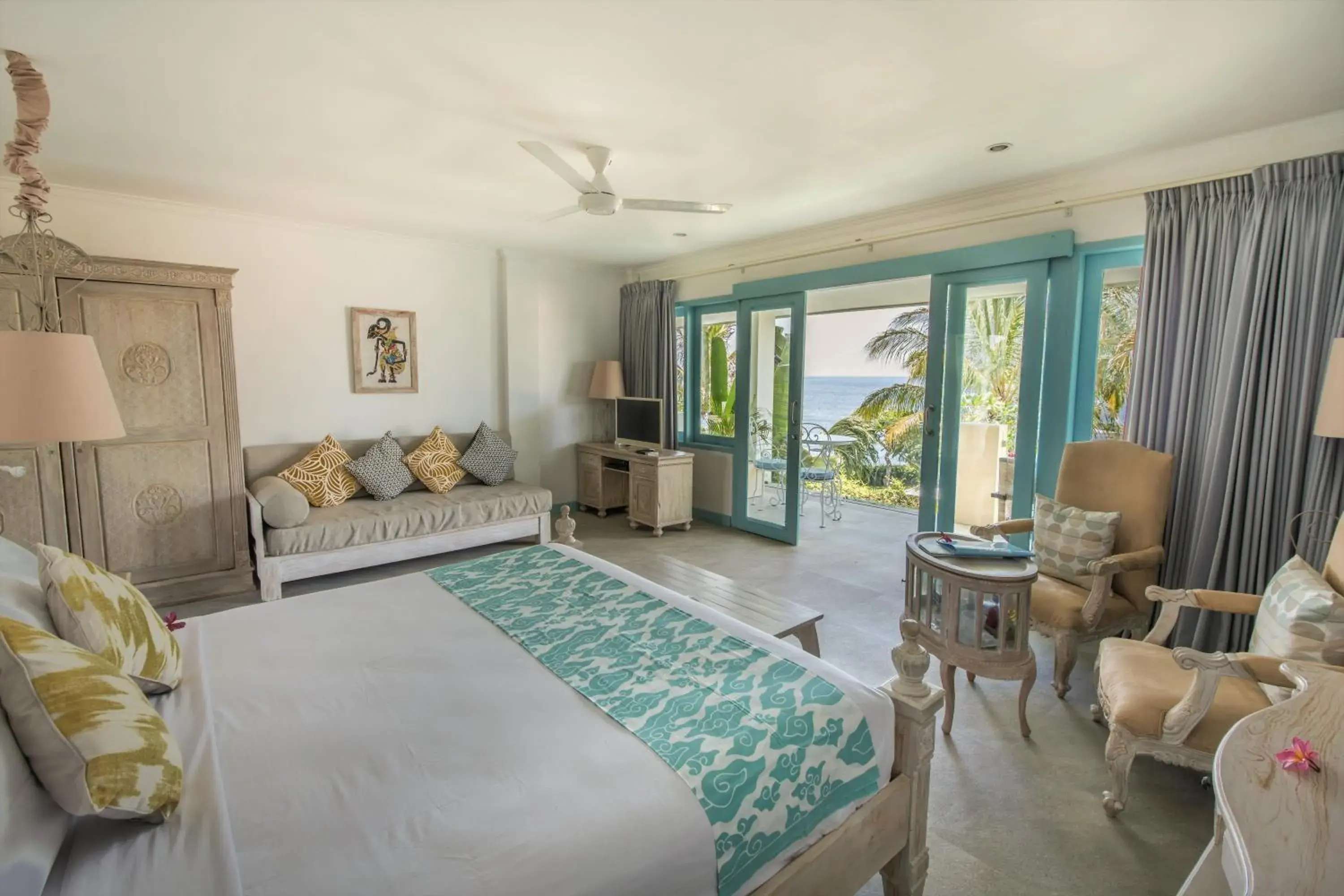 Balcony/Terrace, Bed in Mayo Resort Balcony/Terrace, Bed in Mayo Resort