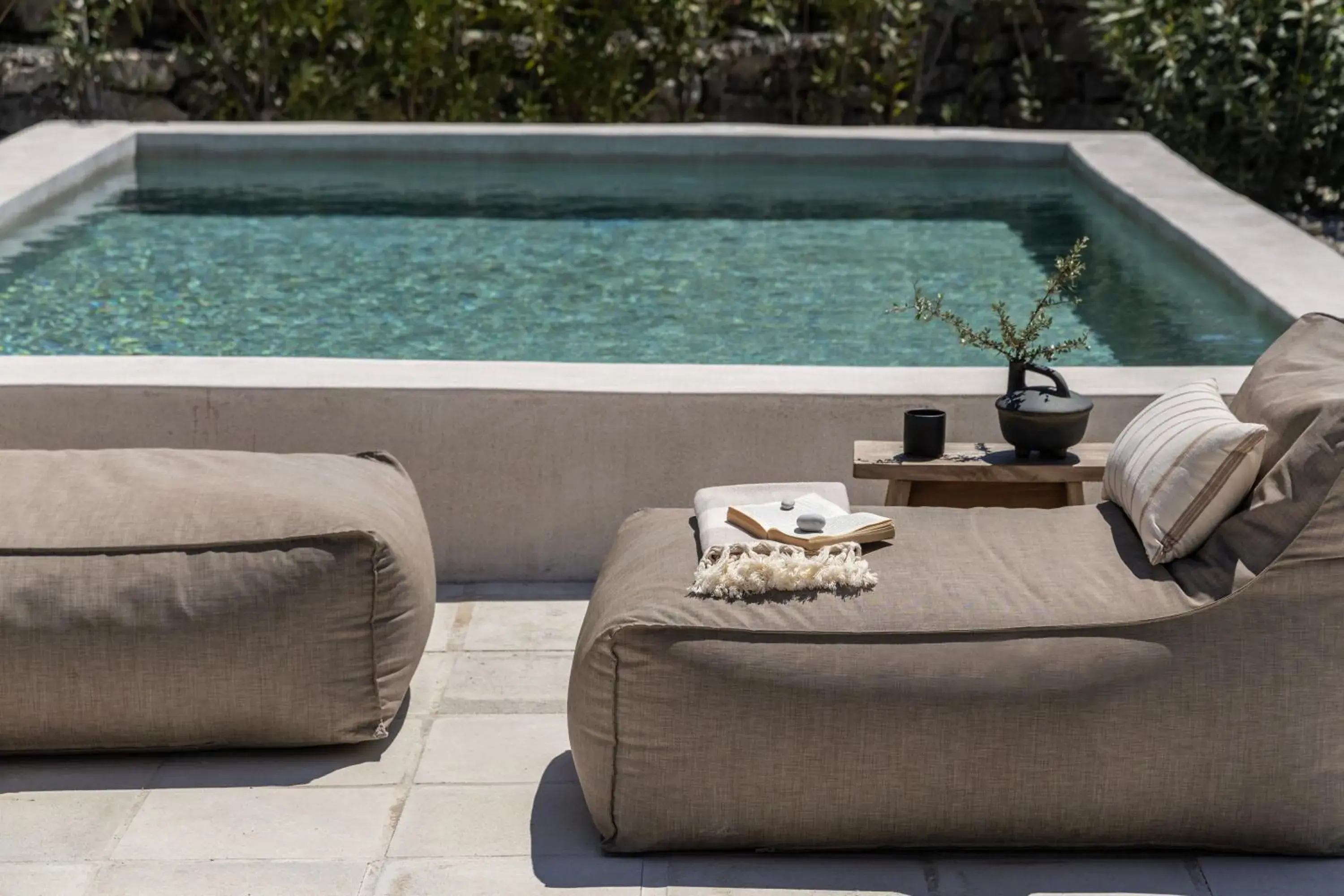 Pool view in Palazzo Greco Villas Pool view in Palazzo Greco Villas