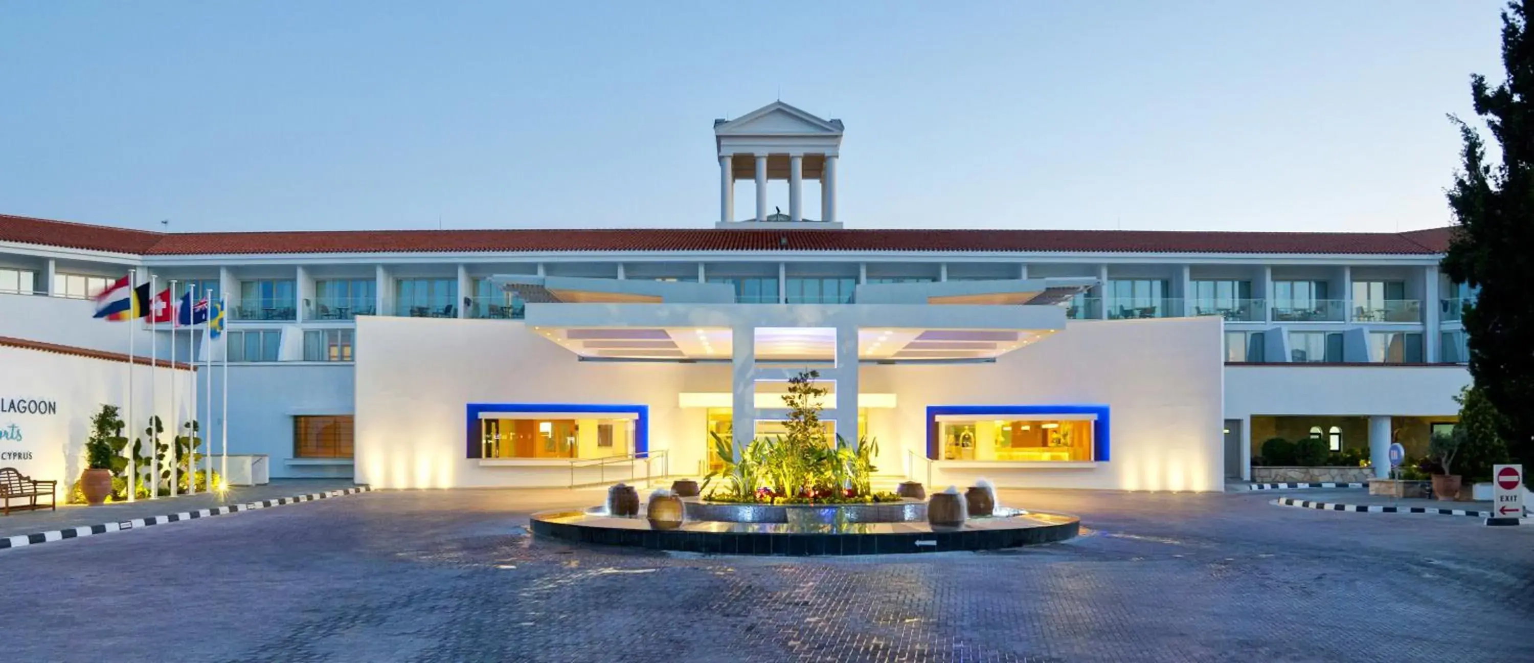 Property building in Olympic Lagoon Resort Paphos Property building in Olympic Lagoon Resort Paphos