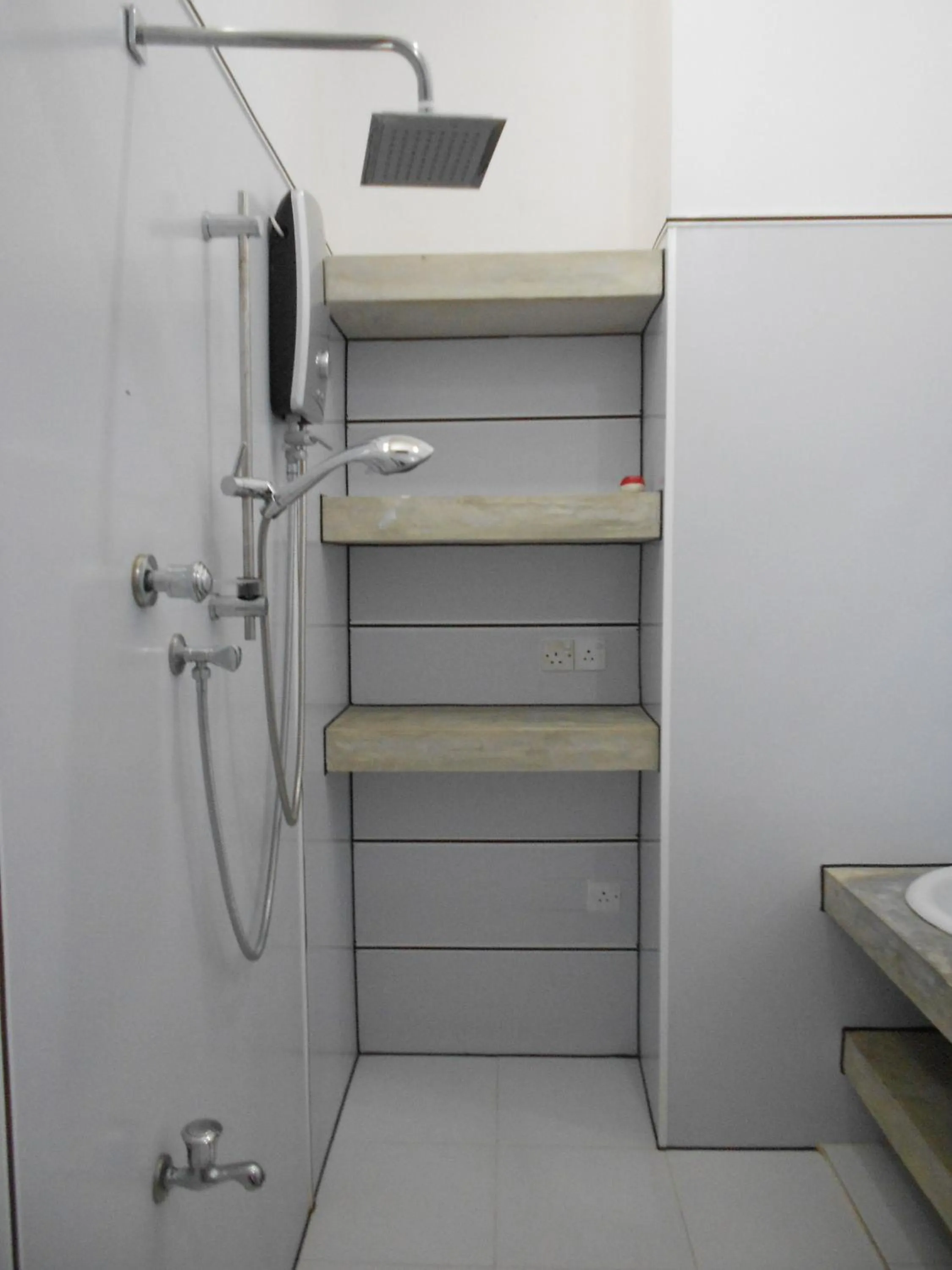 Shower in Wijenayake's - Beach Haven Guest House - Galle Fort