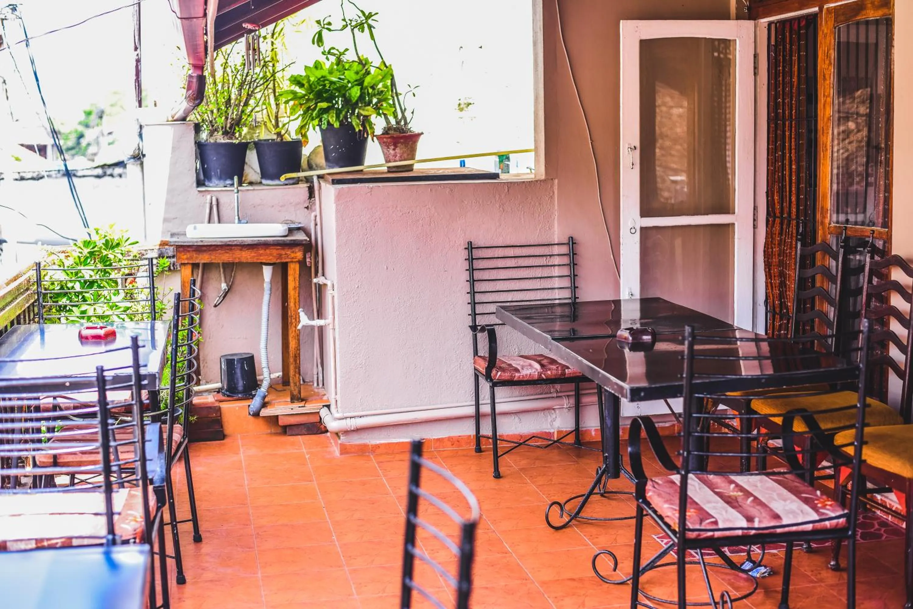 Balcony/Terrace in Wijenayake's - Beach Haven Guest House - Galle Fort