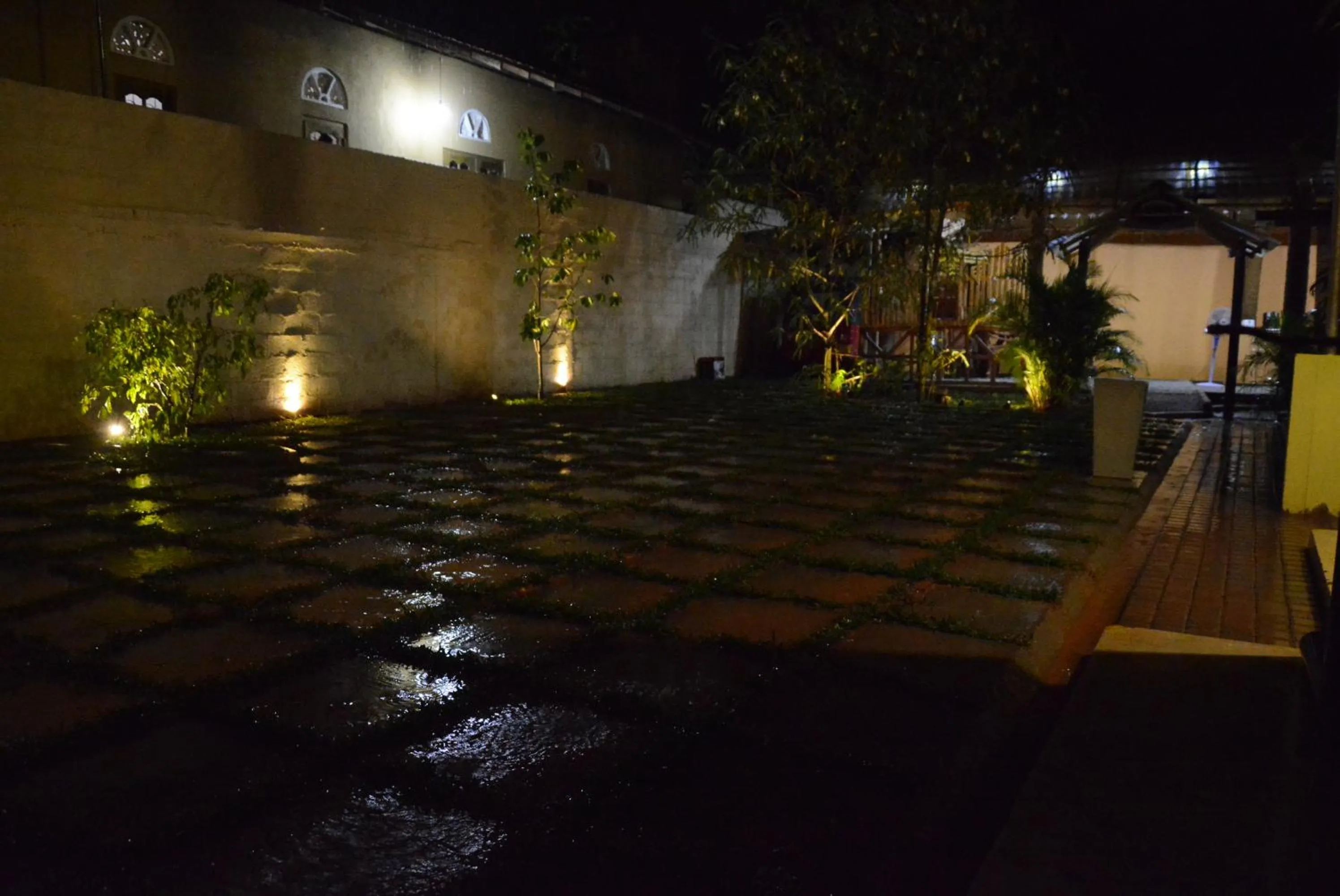 Garden view in Hotel Thilon