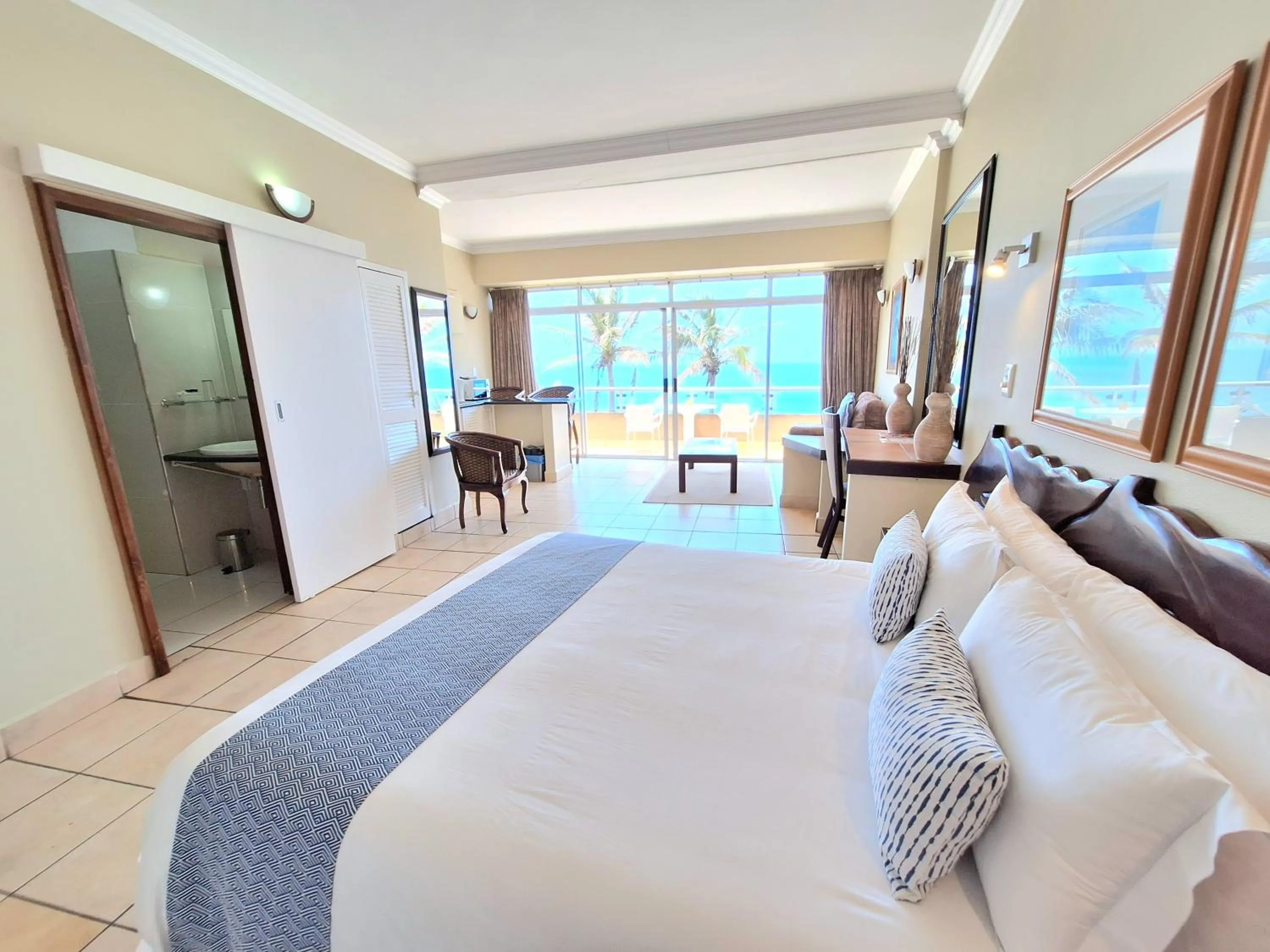 Beach, Bed in Salt Rock Hotel and Beach Resort