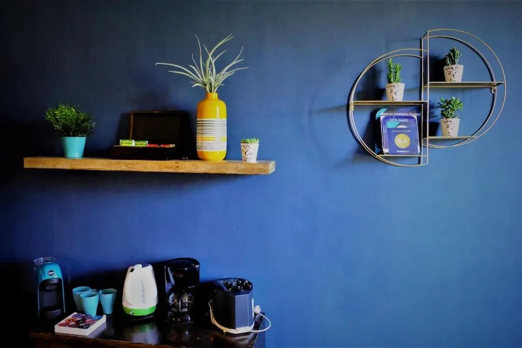 Coffee/tea facilities in Guest Art Trastevere Station with AC