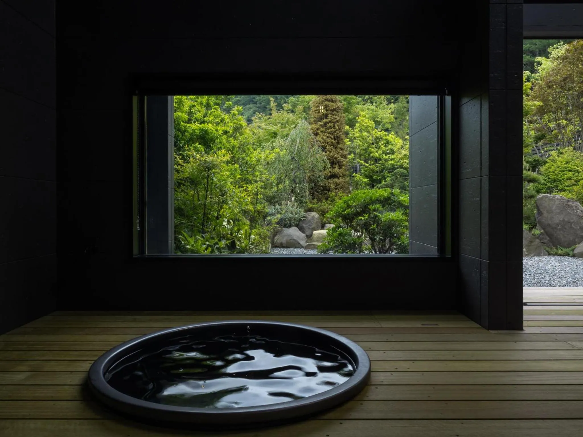 Garden view in 7c villa and winery