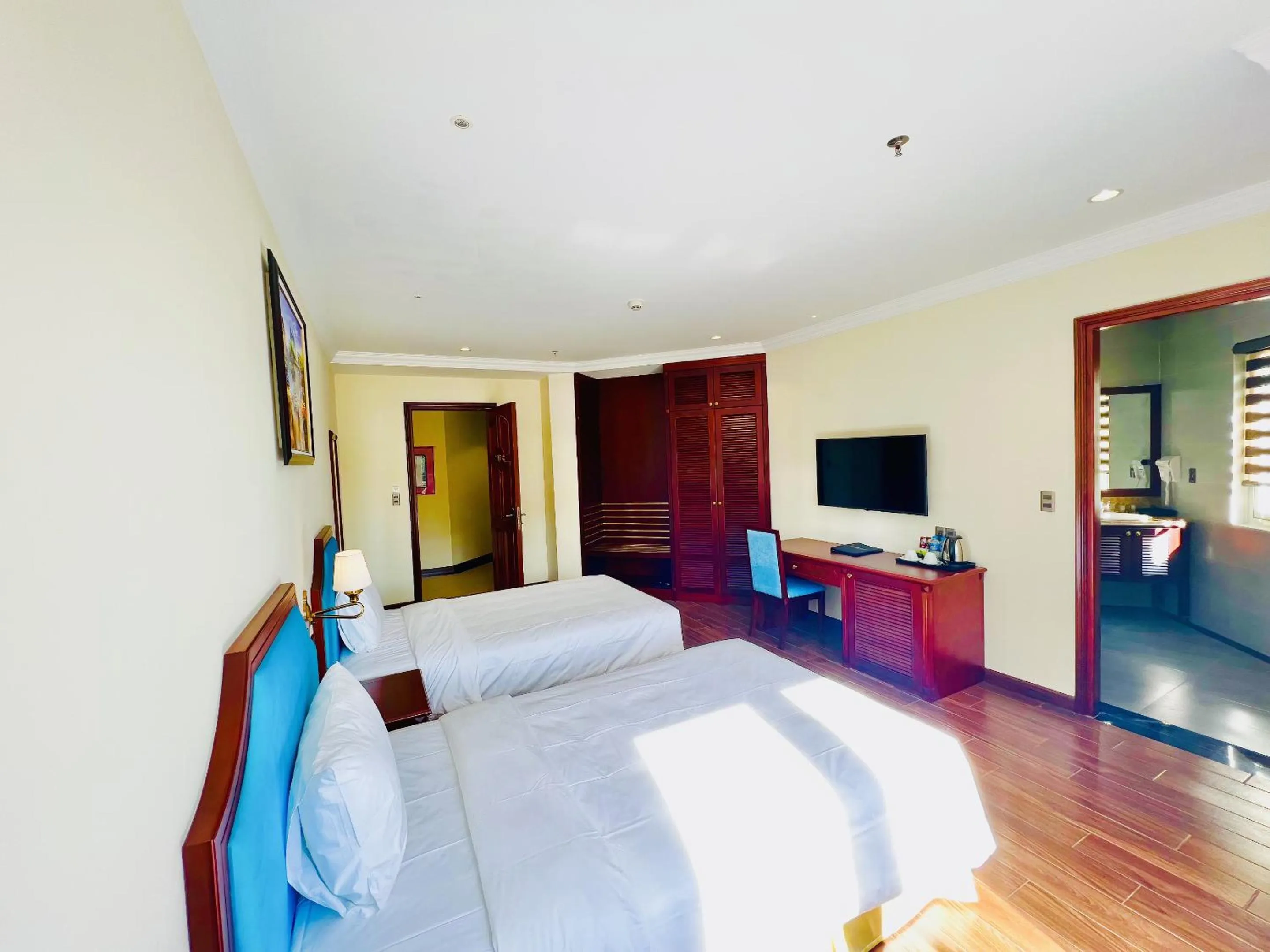 Bed in CALYSSA HOTELS & VILLAGE