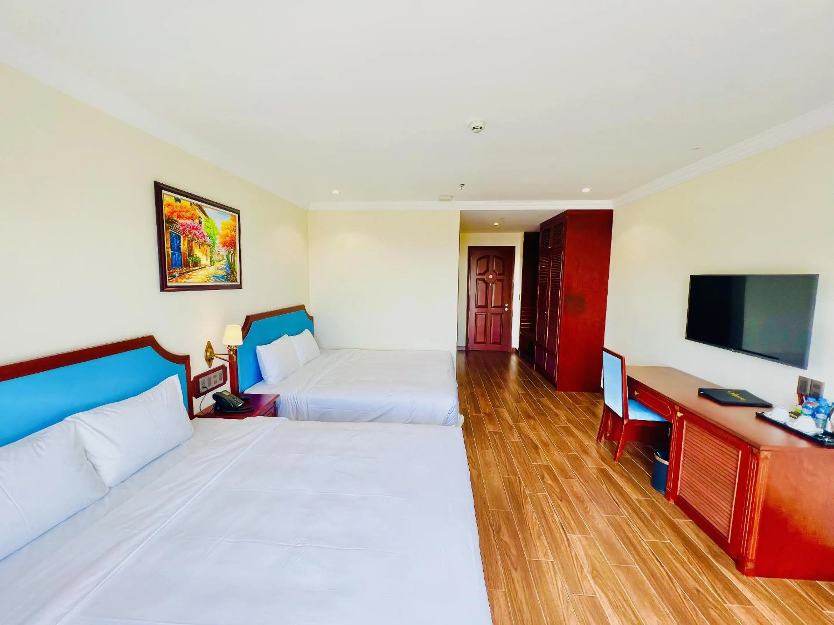 Bed in CALYSSA HOTELS & VILLAGE