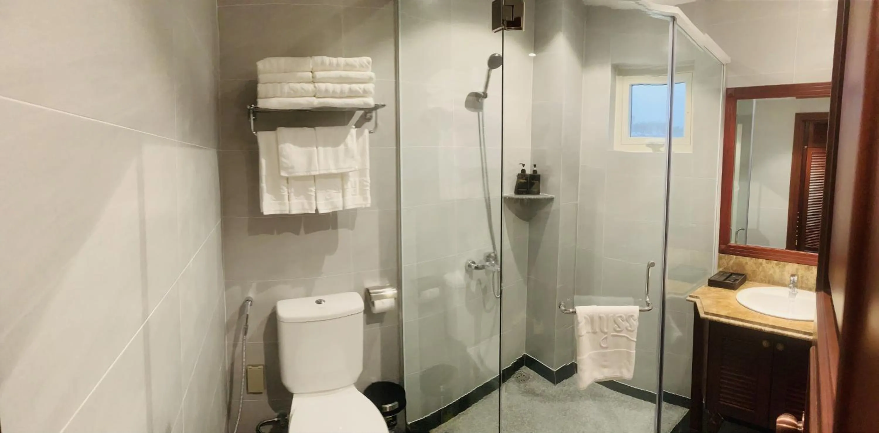 Shower in CALYSSA HOTELS & VILLAGE