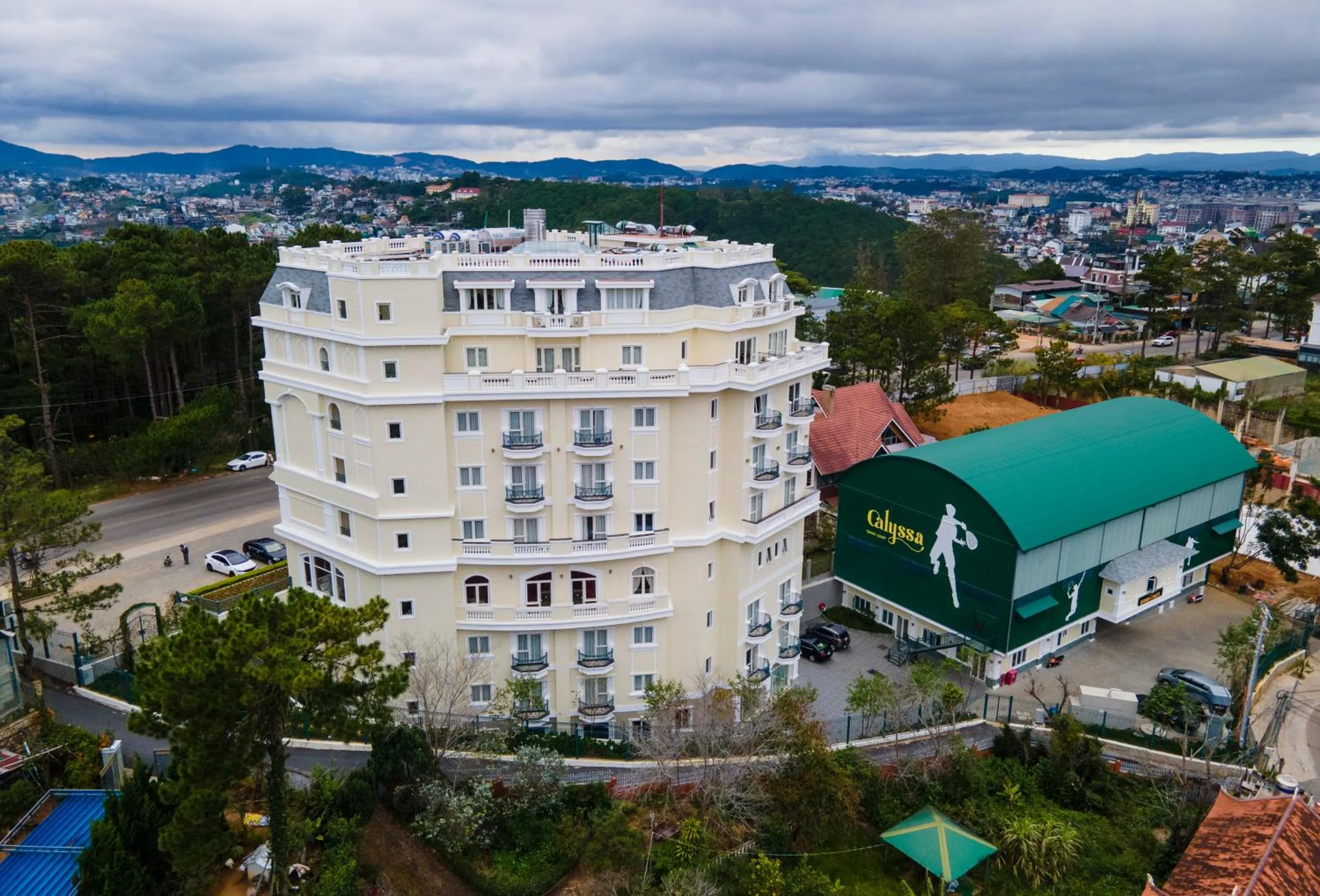 Bird's eye view in CALYSSA HOTELS & VILLAGE
