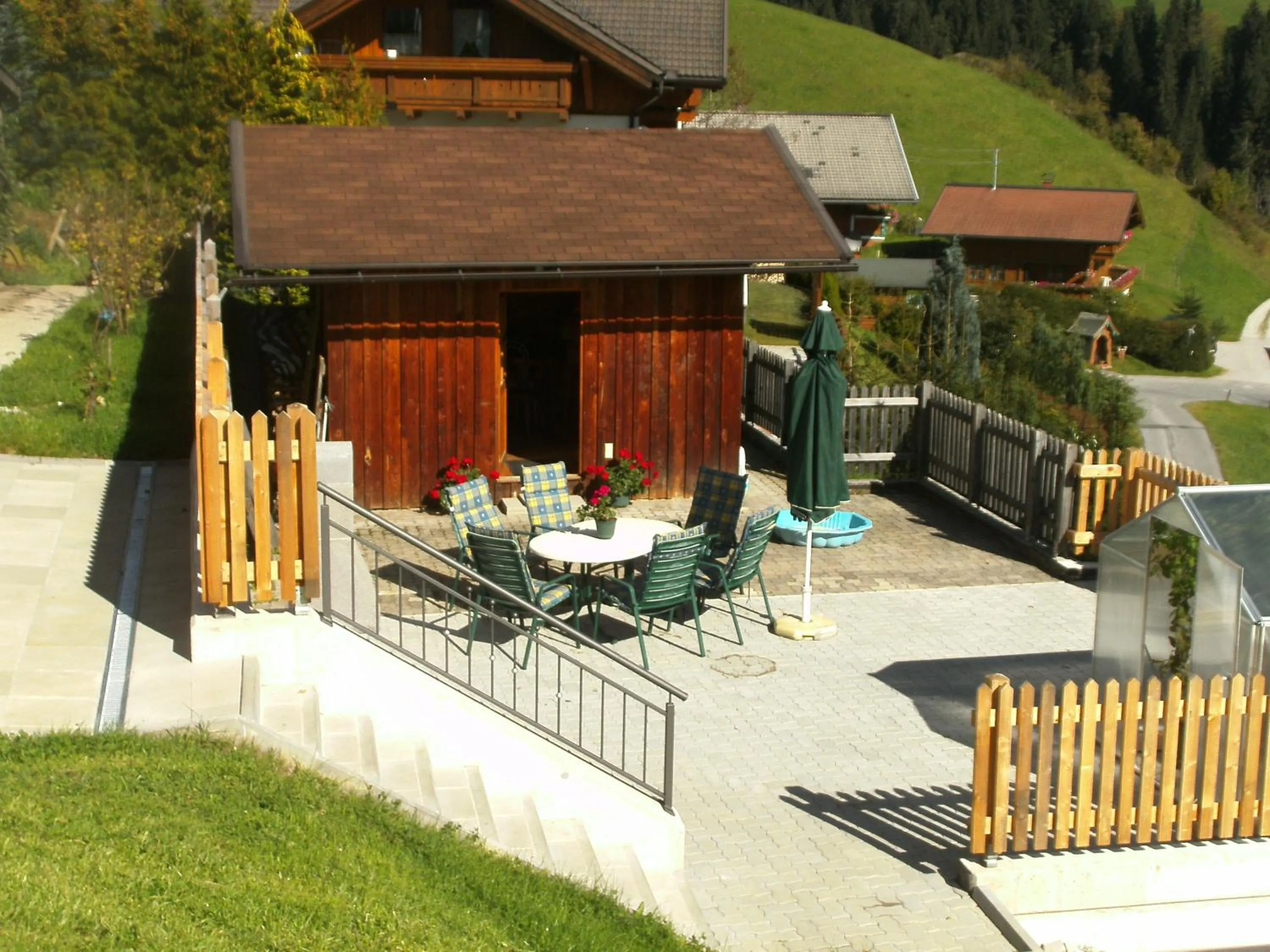 Balcony/Terrace in Haus Erika