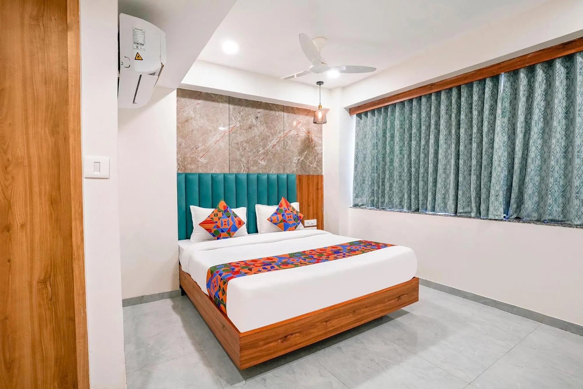 Bed in FabHotel Namantra - Nr Apollo Circle Sardar Patel Ring Road