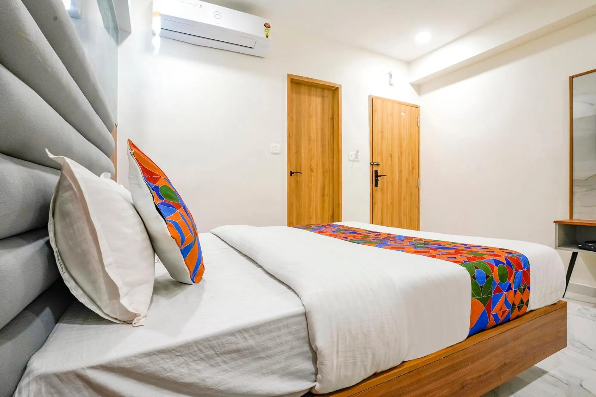 Bed in FabHotel Namantra - Nr Apollo Circle Sardar Patel Ring Road