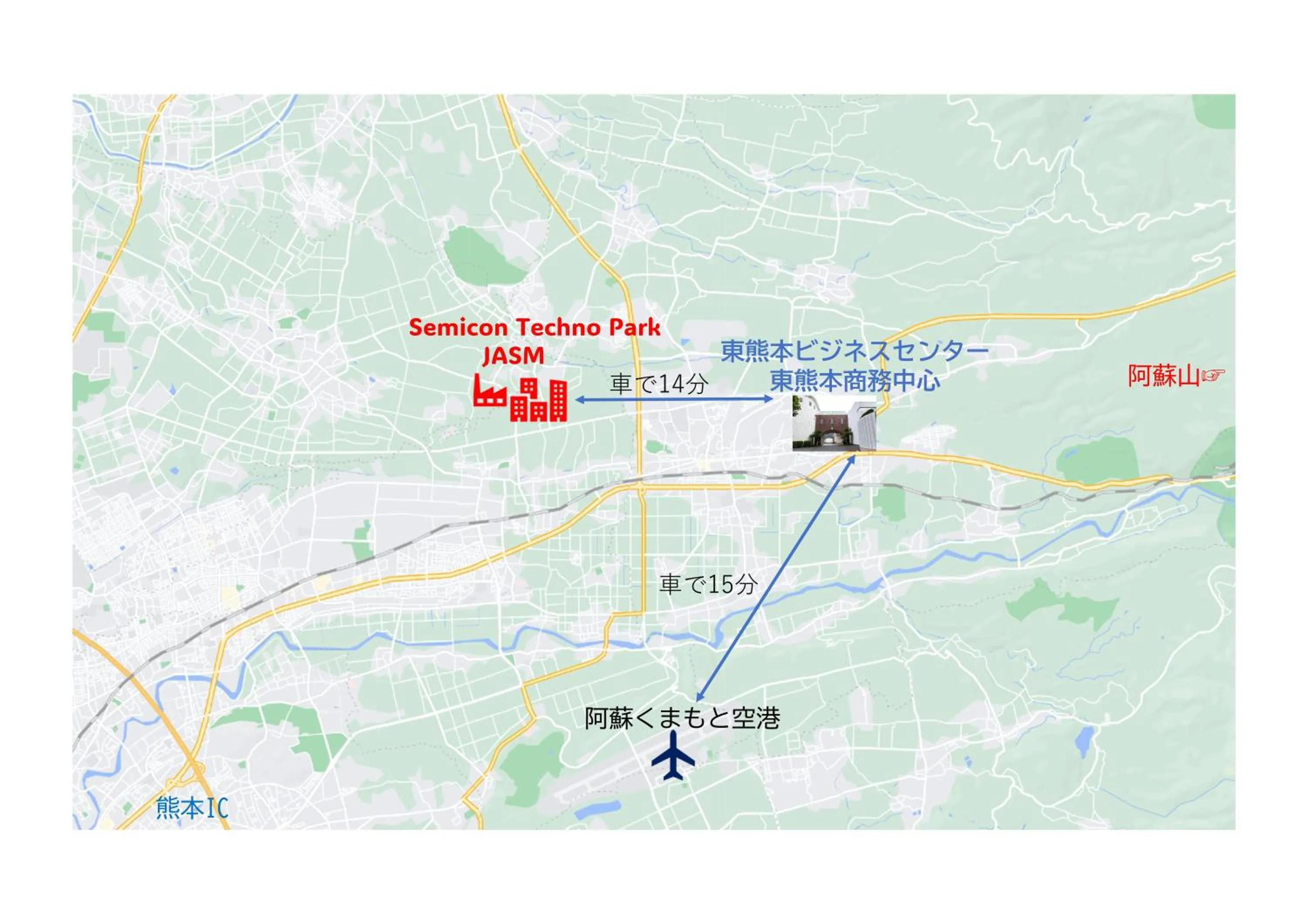 Location in Higashi Kumamoto Business Center