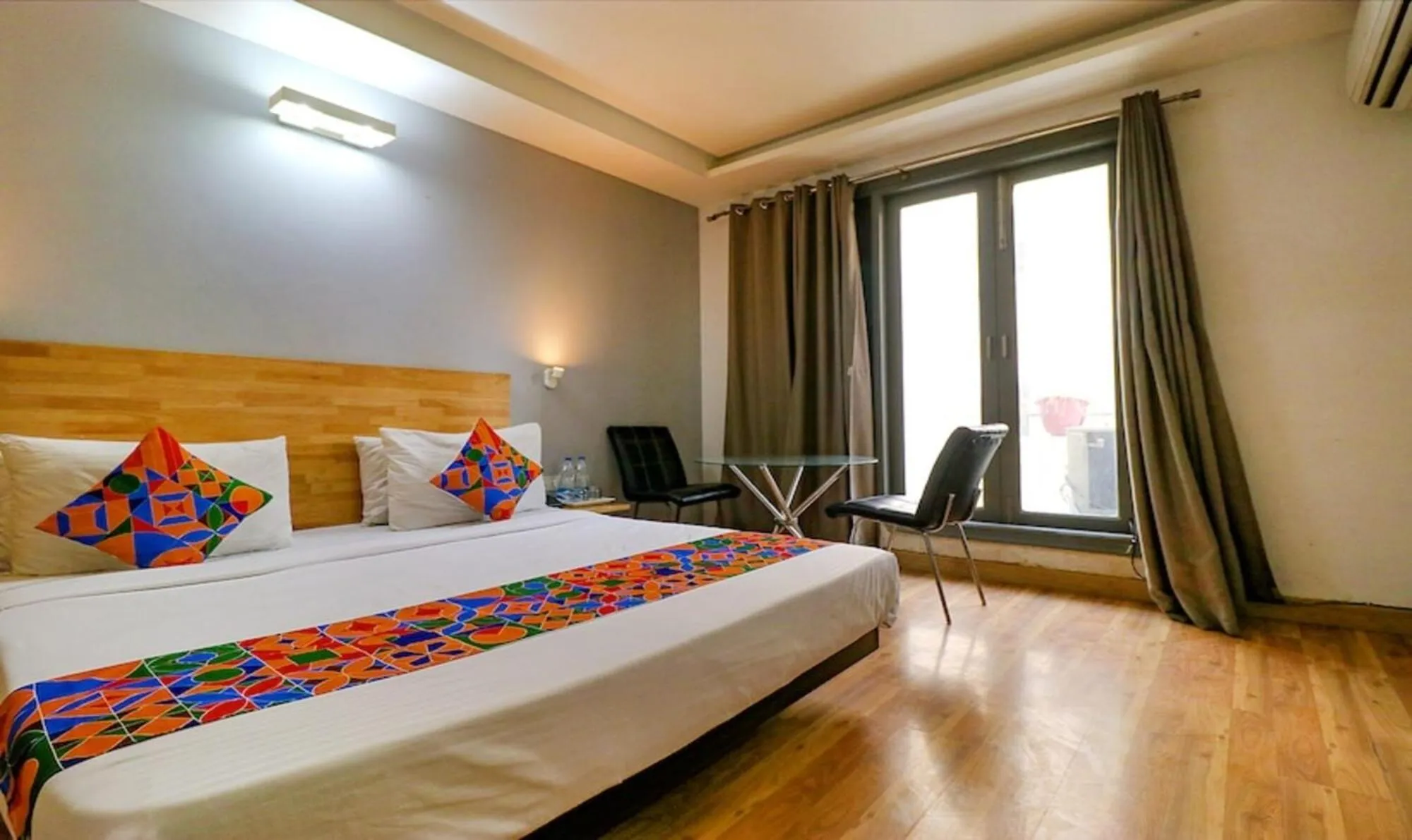 Bed in FabHotel Majestic JPM I