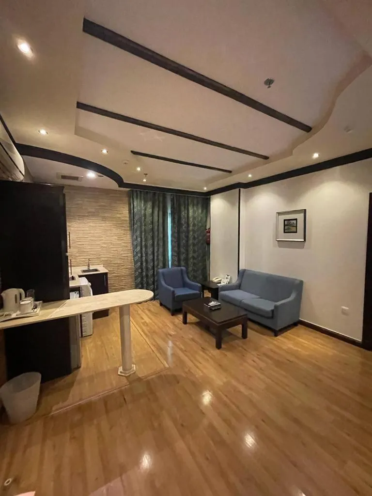 Living room in شقق بلاتينيوم السبعين للشقق المخدومة