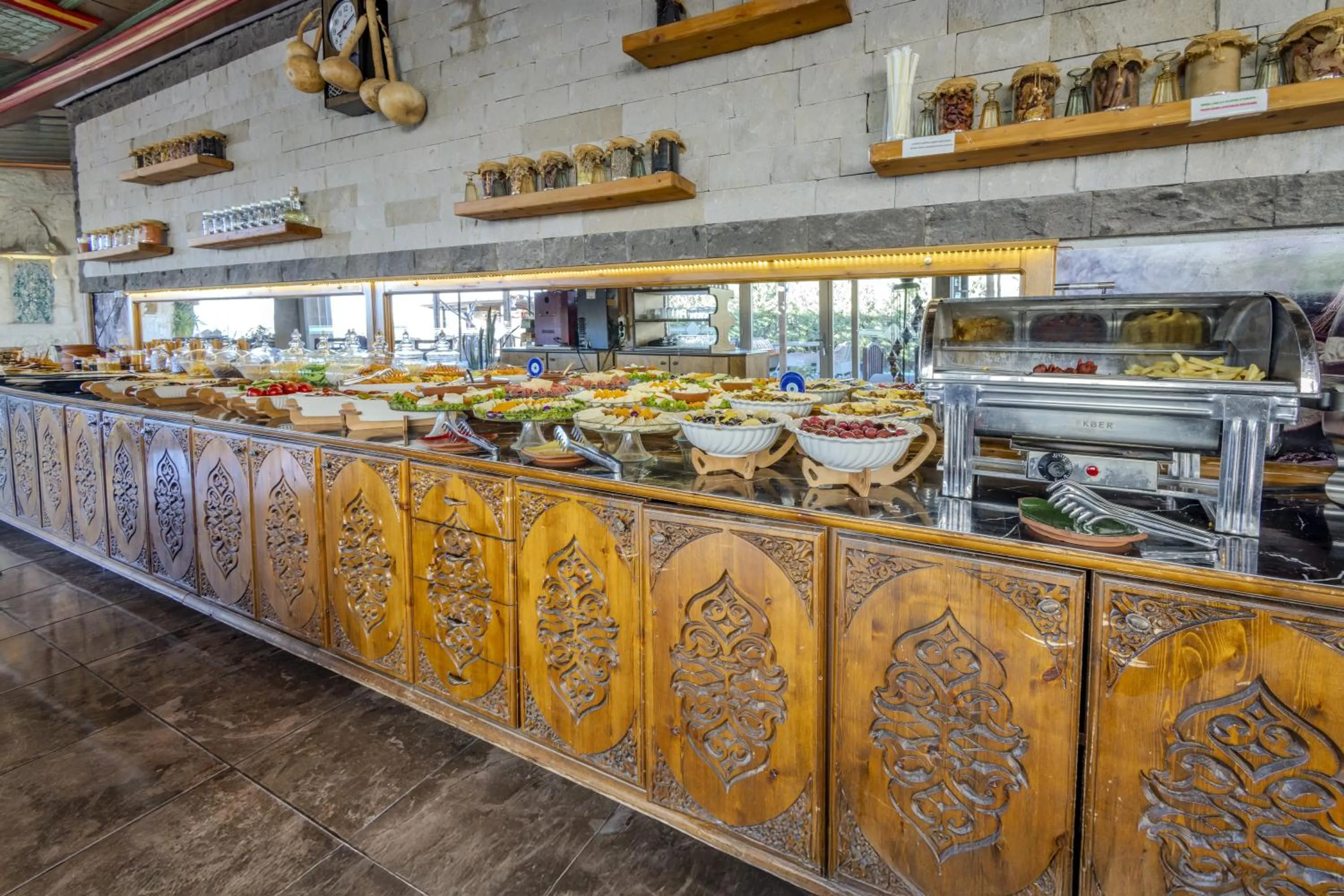 Buffet breakfast in Cappadocia Inn Cave Hotel