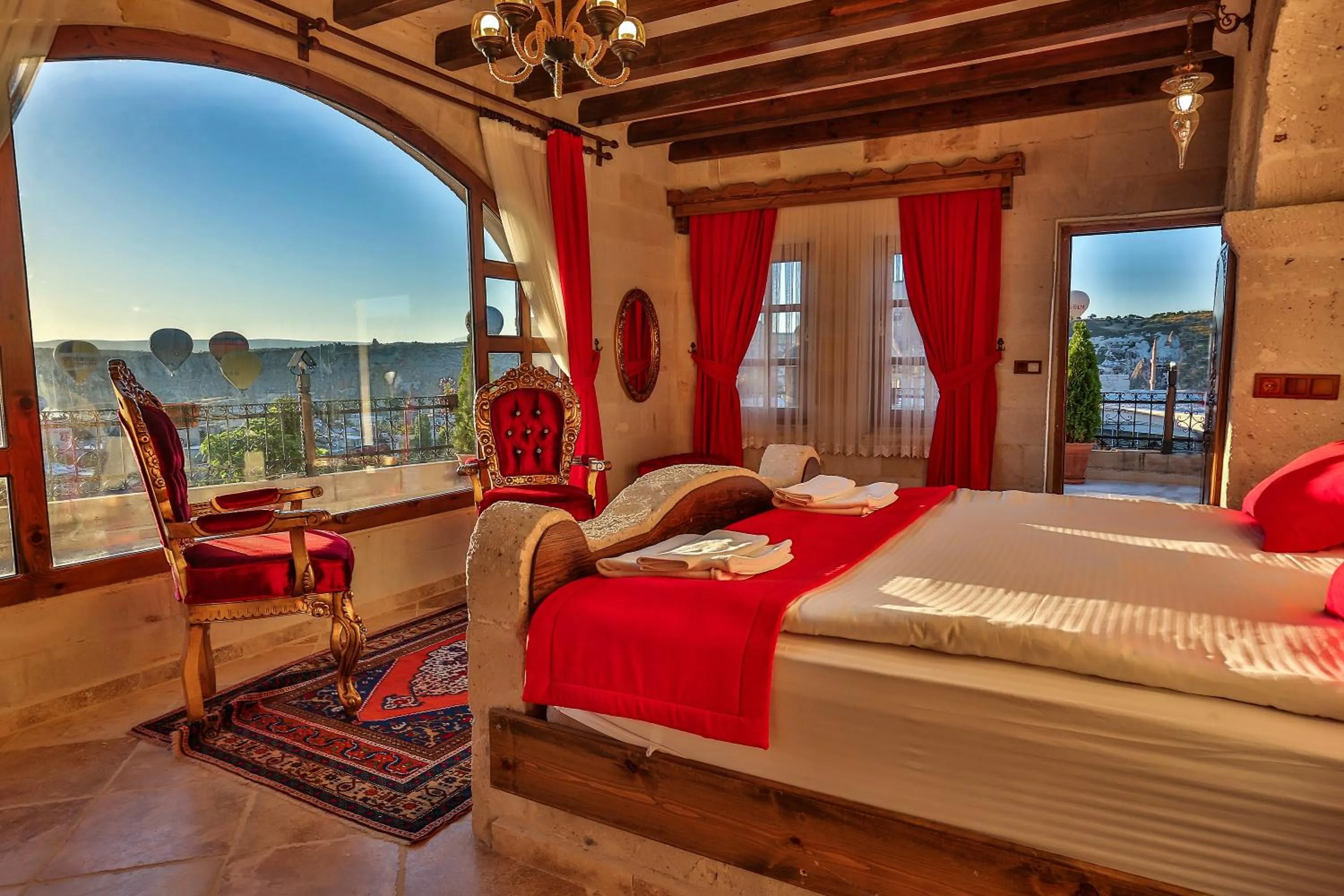 View (from property/room), Bed in Cappadocia Inn Cave Hotel