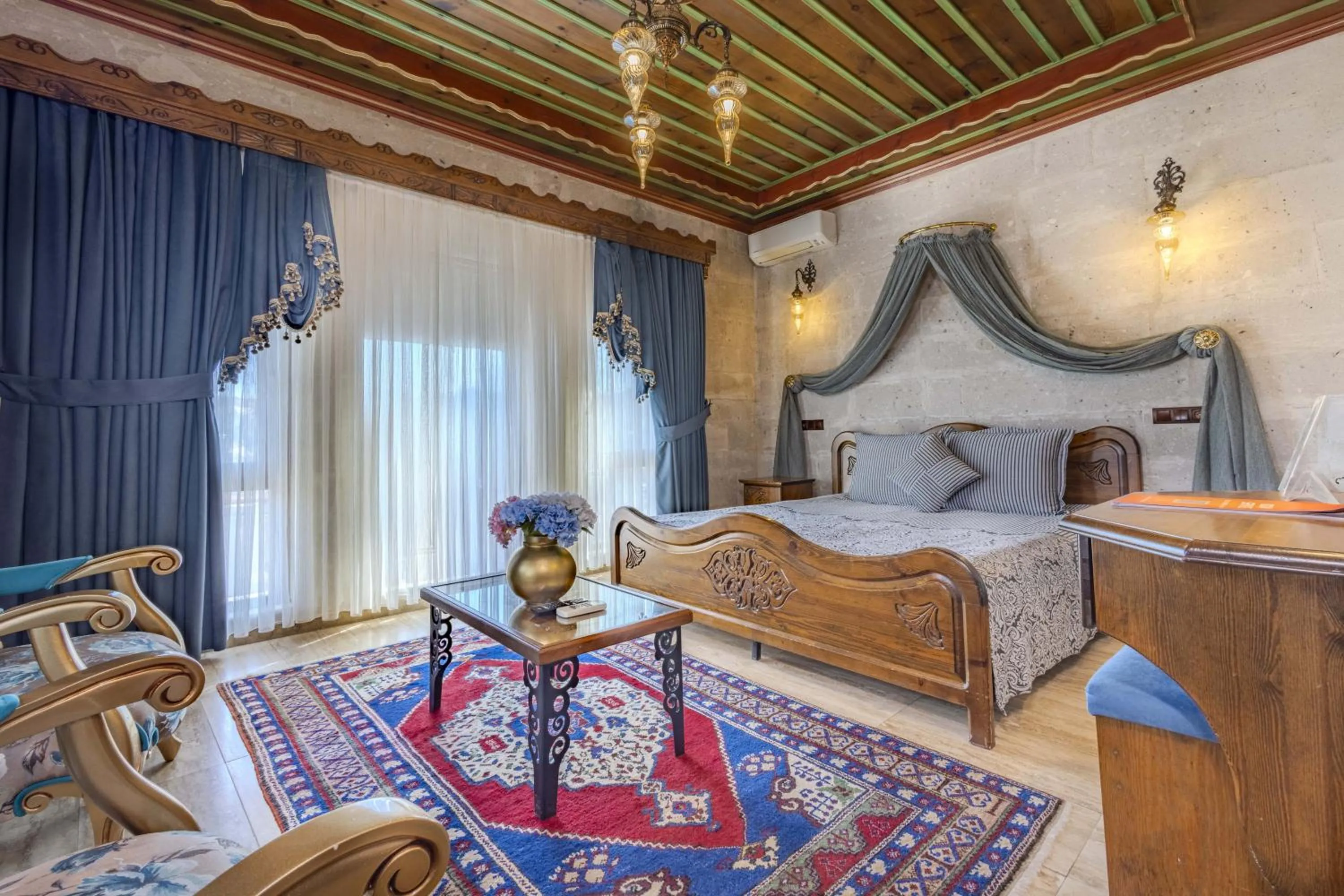 Bed in Cappadocia Inn Cave Hotel