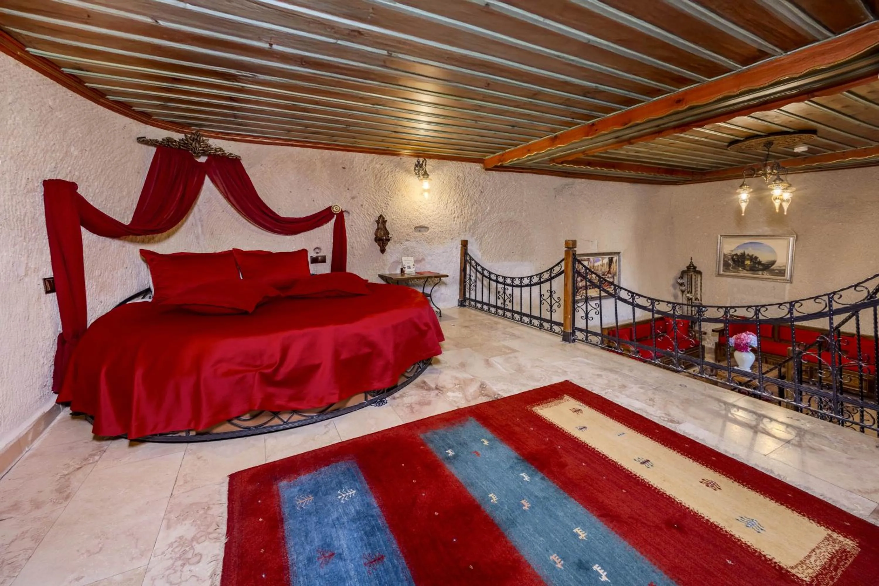 Bed in Cappadocia Inn Cave Hotel