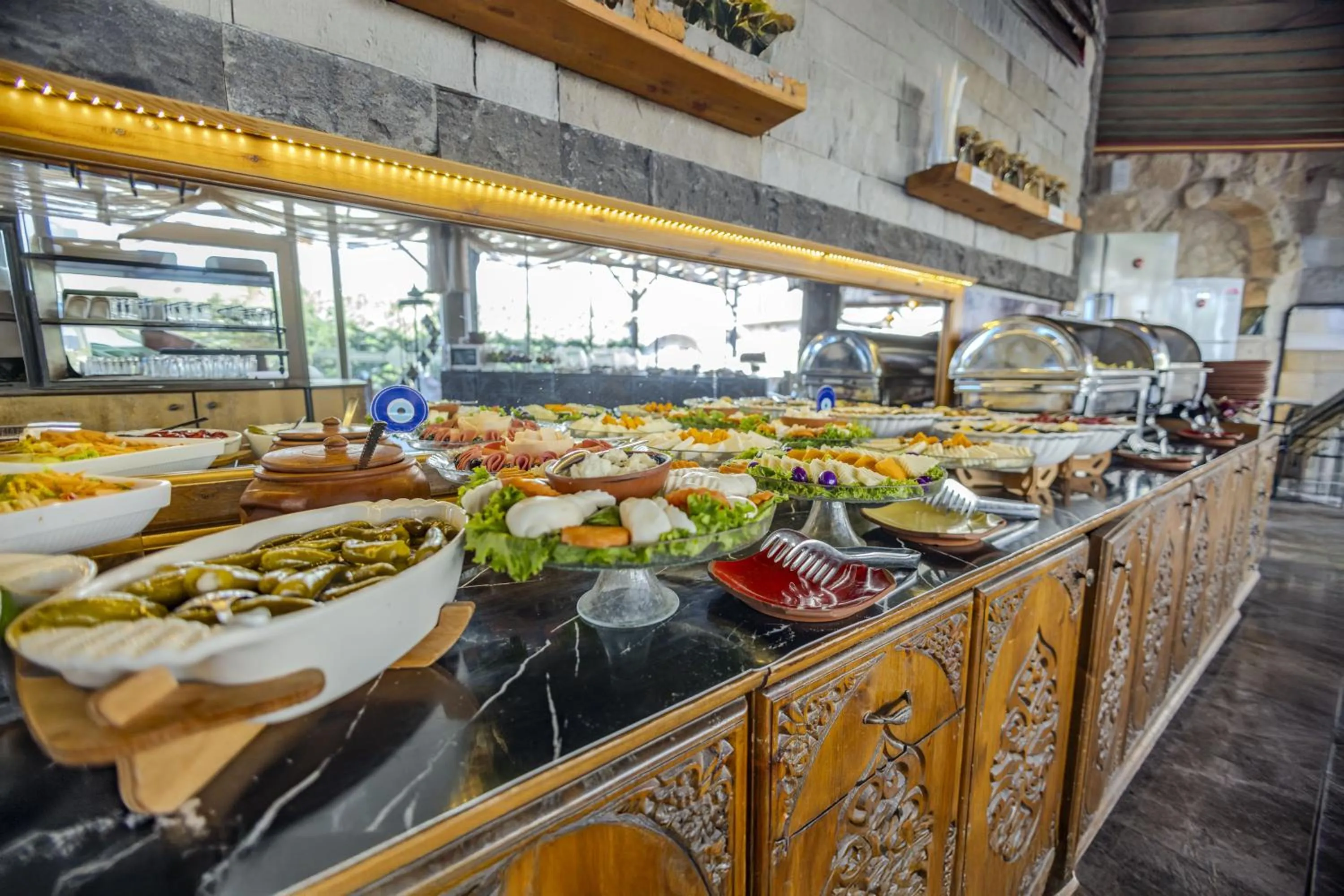 Buffet breakfast in Cappadocia Inn Cave Hotel