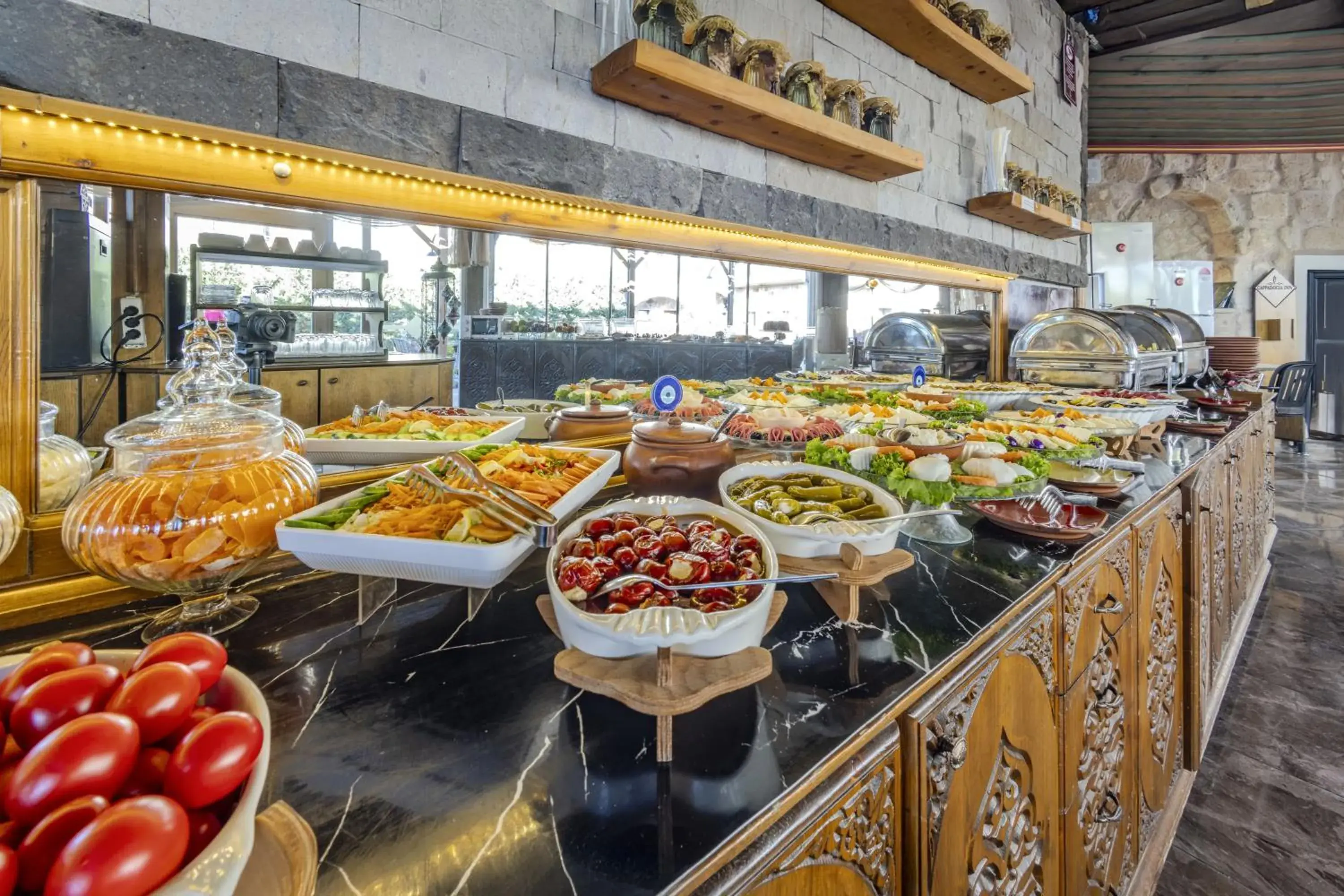 Buffet breakfast in Cappadocia Inn Cave Hotel Buffet breakfast in Cappadocia Inn Cave Hotel
